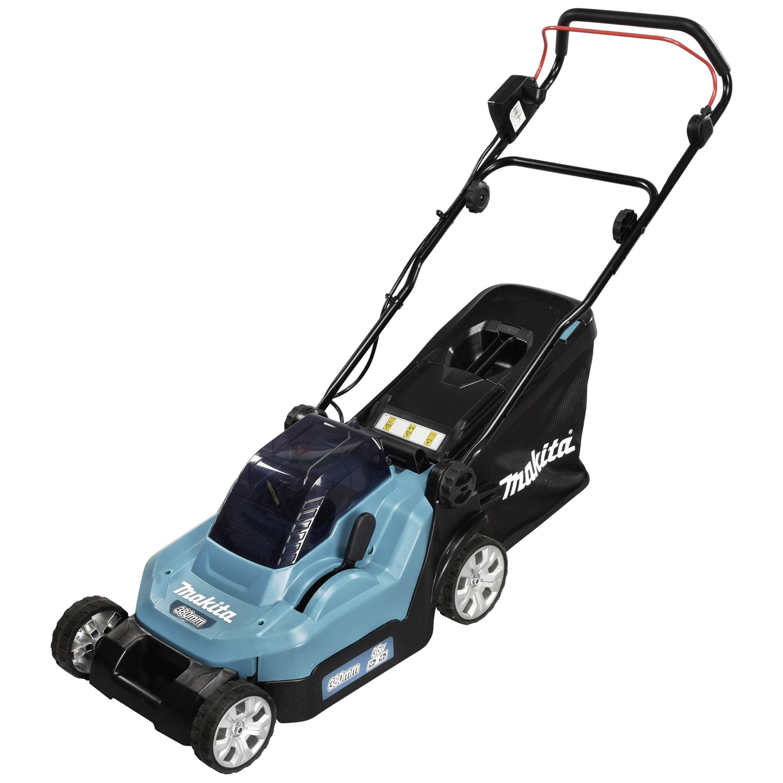 Makita Cordless Lawn Mower DLM382PM2 36V 2x18V Blue Black 2x Li-Ion Battery 4.0Ah