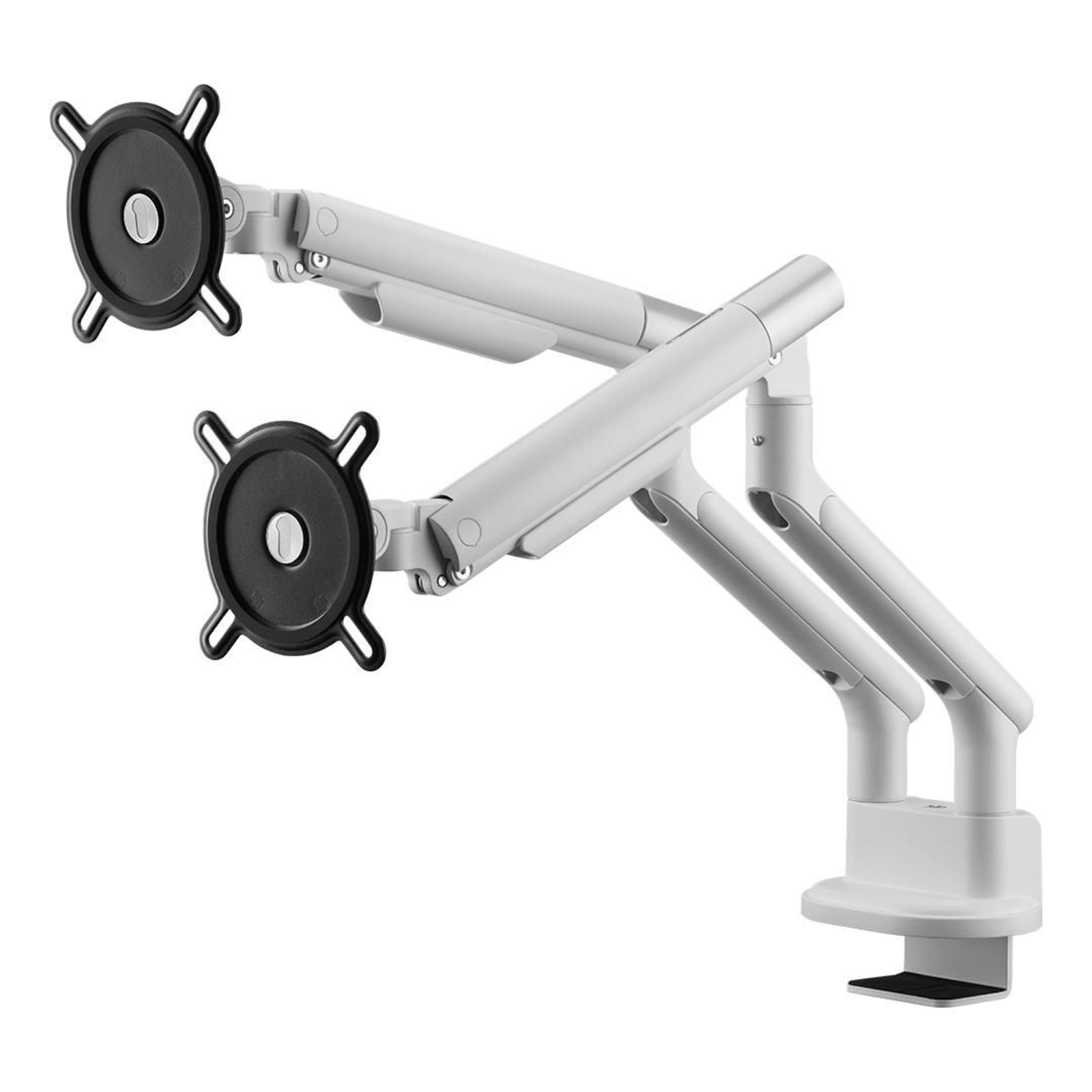 One for All Monitor Mount Design Dual White