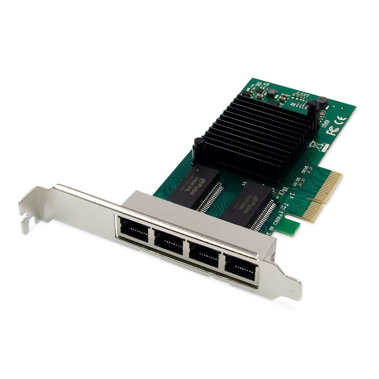 DIGITUS Network Card 4Port RJ45 I350 4xRJ454 Connections