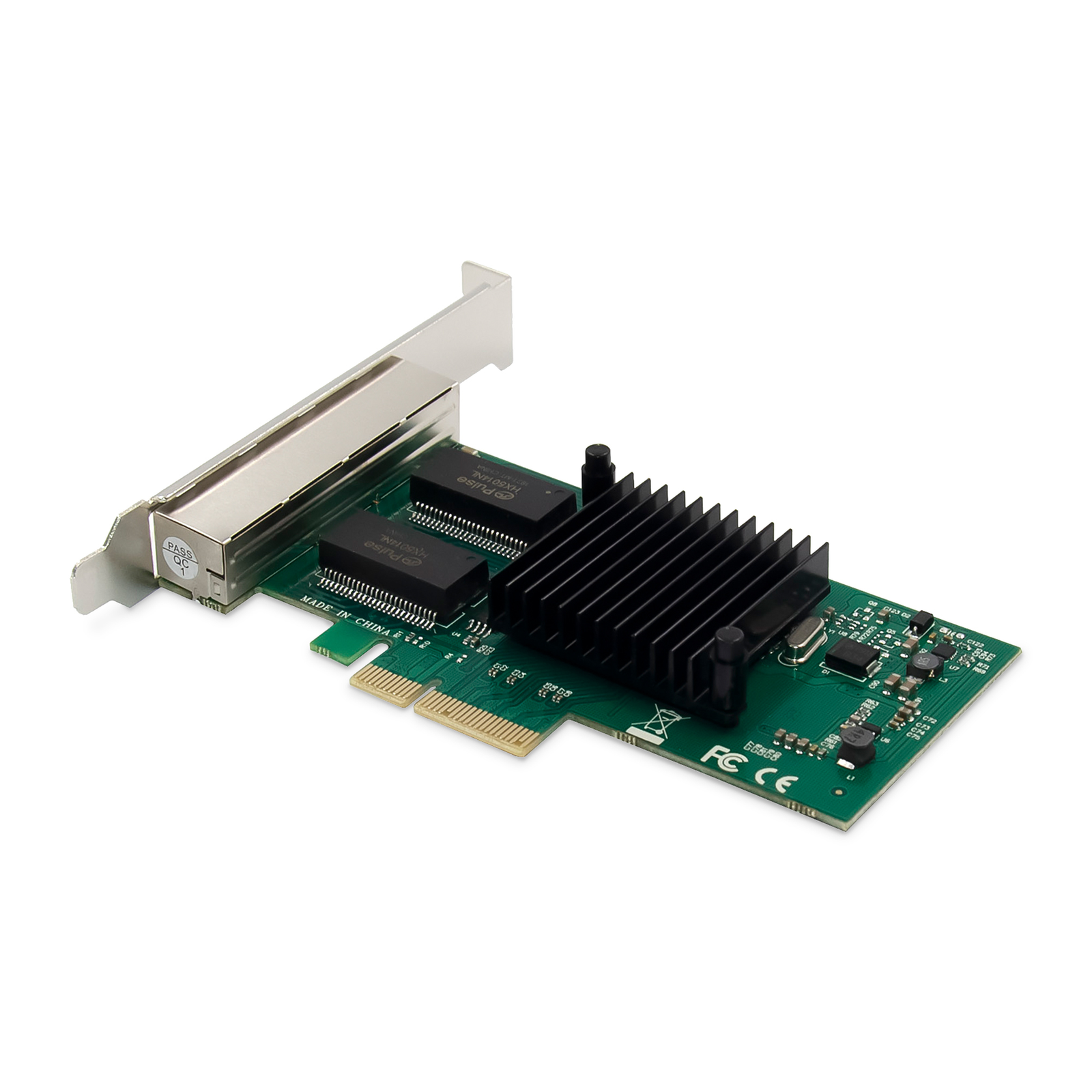 DIGITUS Network Card 4Port RJ45 I350 4xRJ454 Connections