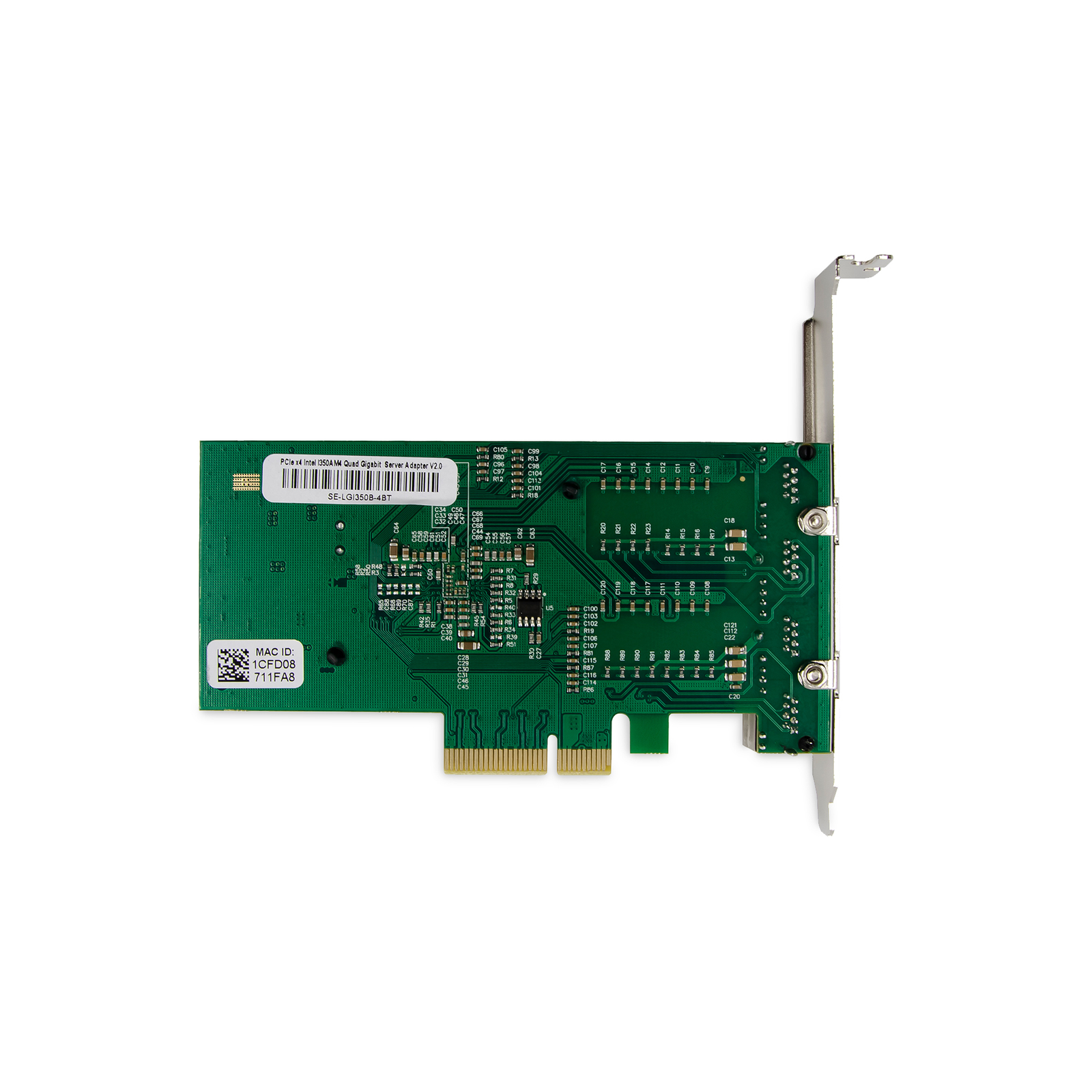 DIGITUS Network Card 4Port RJ45 I350 4xRJ454 Connections