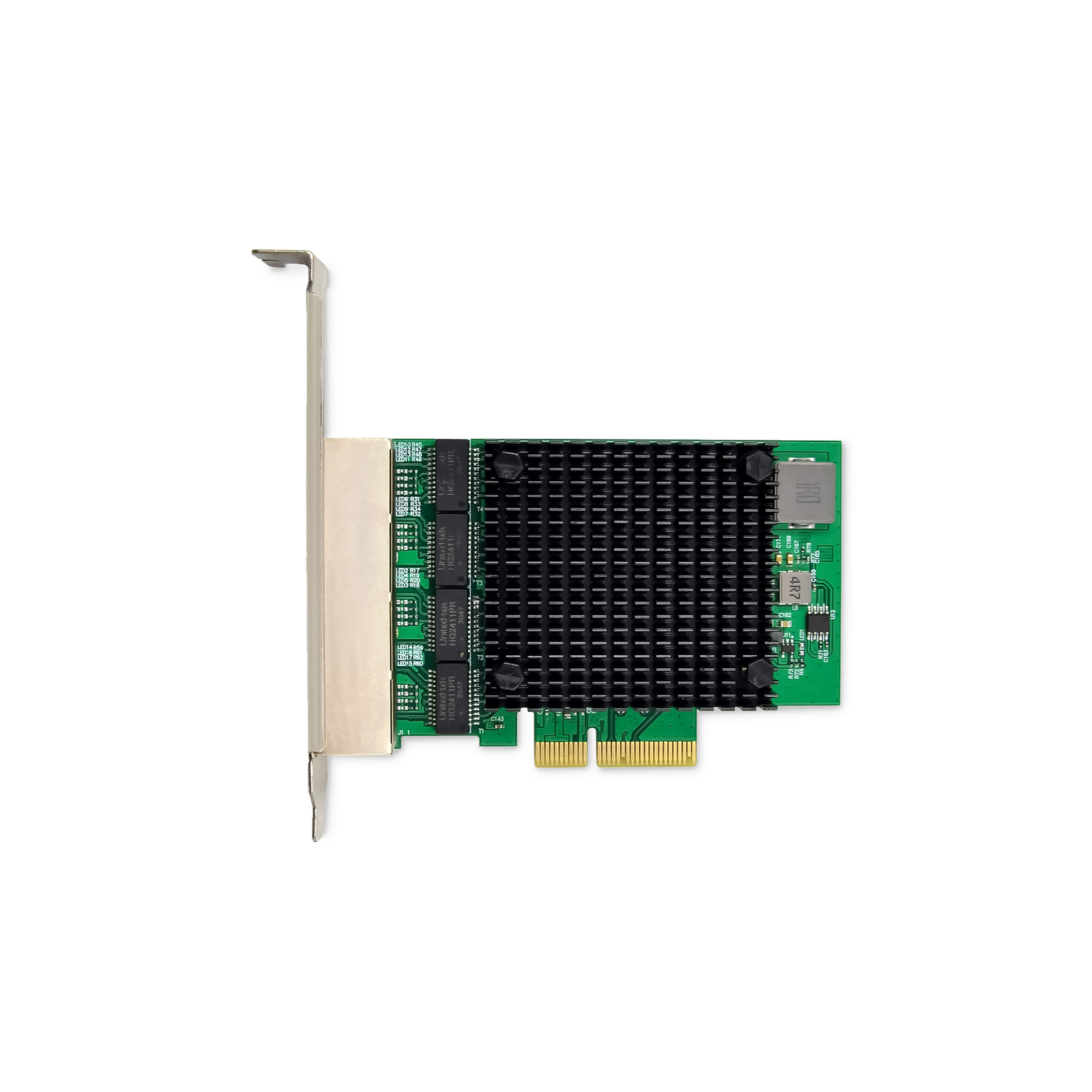 Digitus Network Card 4RJ45 RTL8125B 2.5GBits ServerNIC