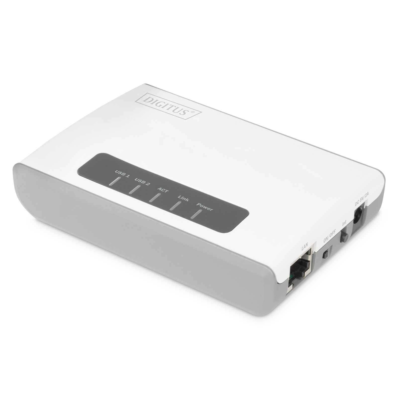 Digitus 2-Port USB2.0 Wireless Multif. Netw.Server,300Mbps