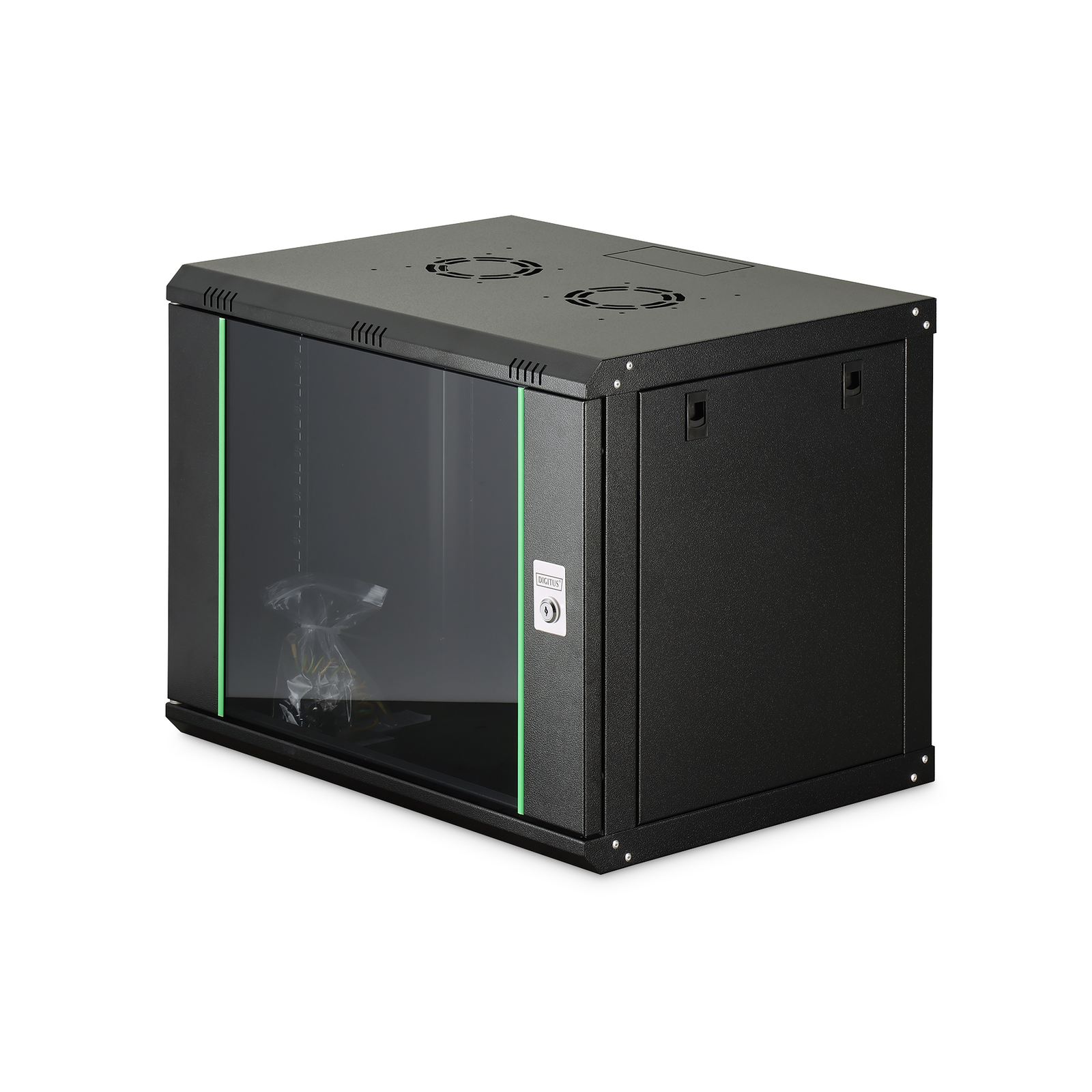 Digitus WallCase Dynamic 9U 474x600x450mm Black