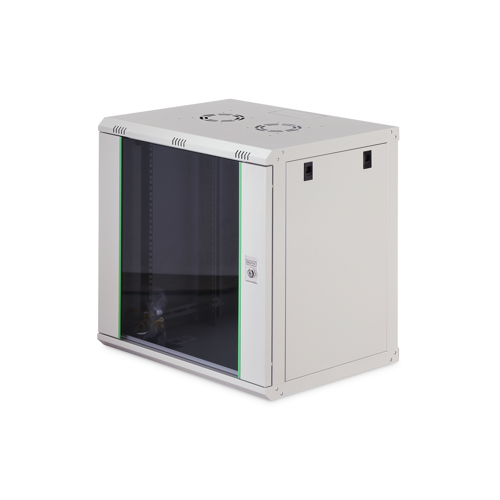 Digitus WallCase Dynamic 12U 638.4x600x450mm Grey