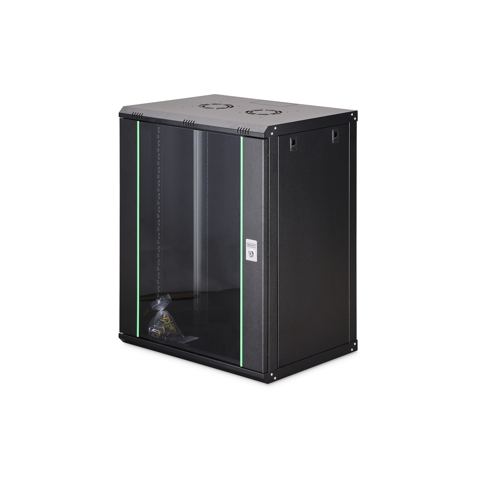Digitus WallCase Dynamic 16U 785x600x450mm Black