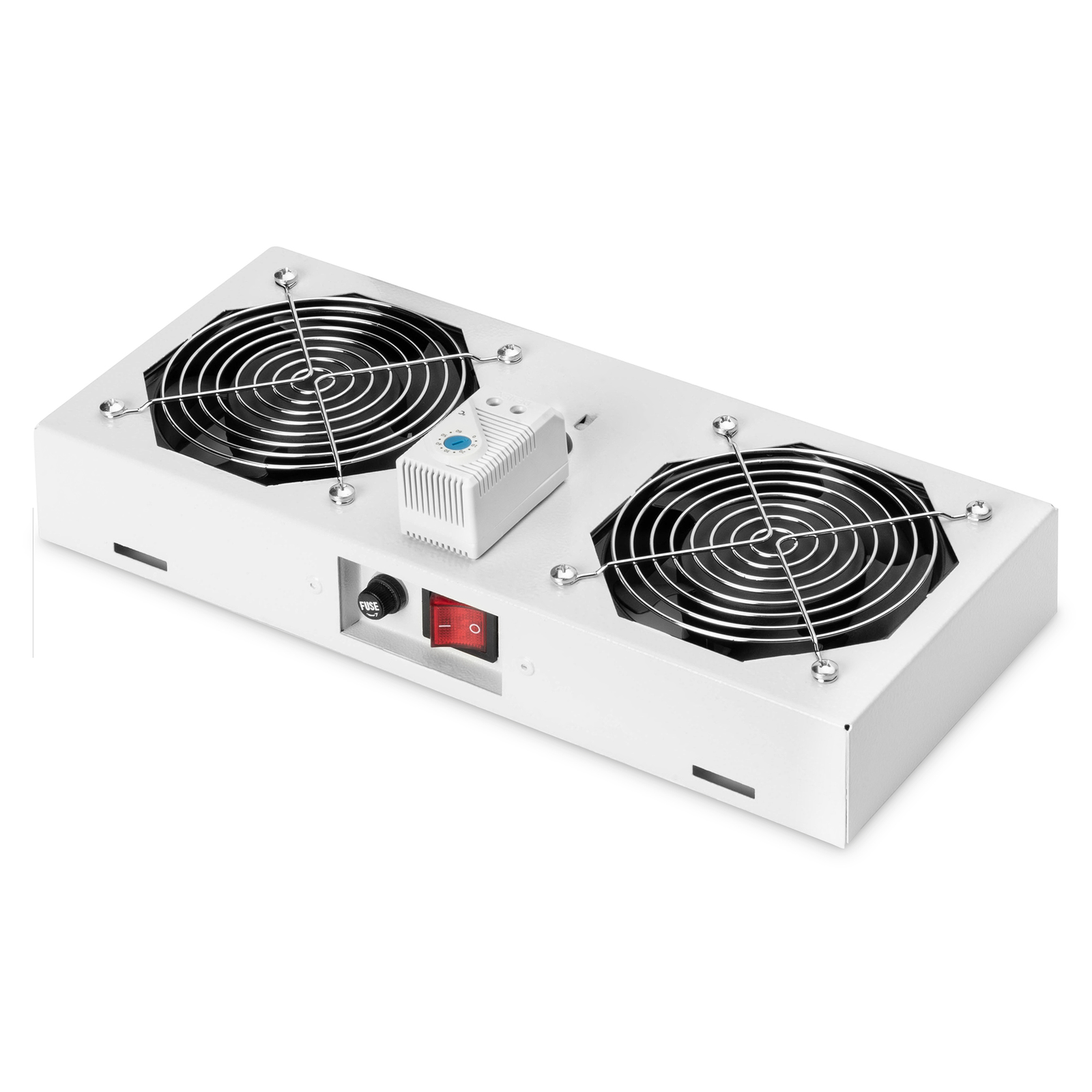 DIGITUS 2 Fans Gray for Standard/SOHO Wall-mounted Enclosures