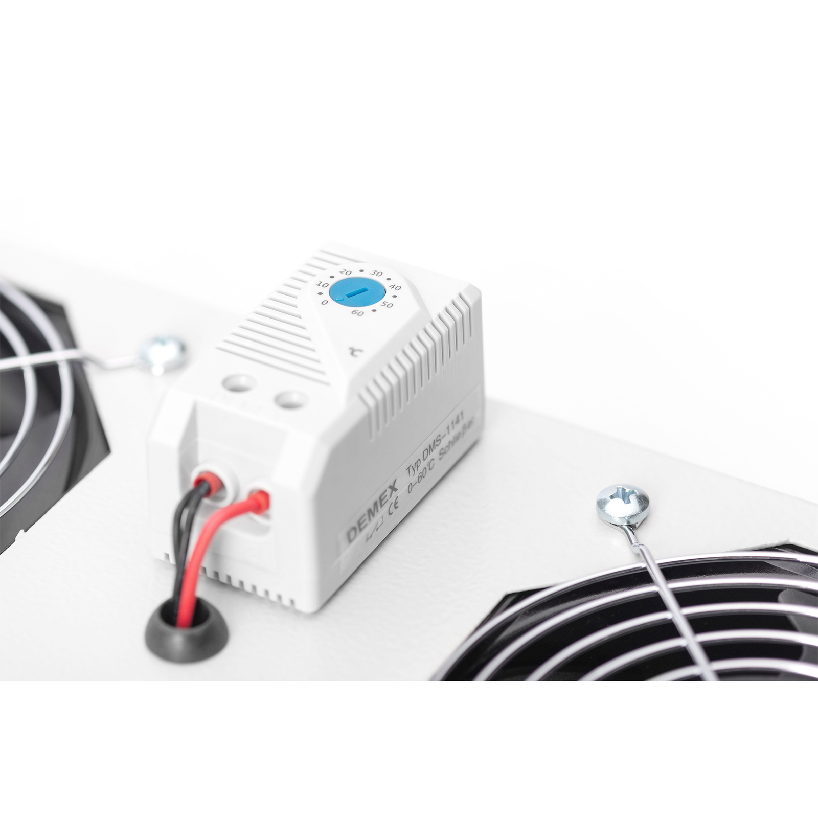 DIGITUS 2 Fans Gray for Standard/SOHO Wall-mounted Enclosures