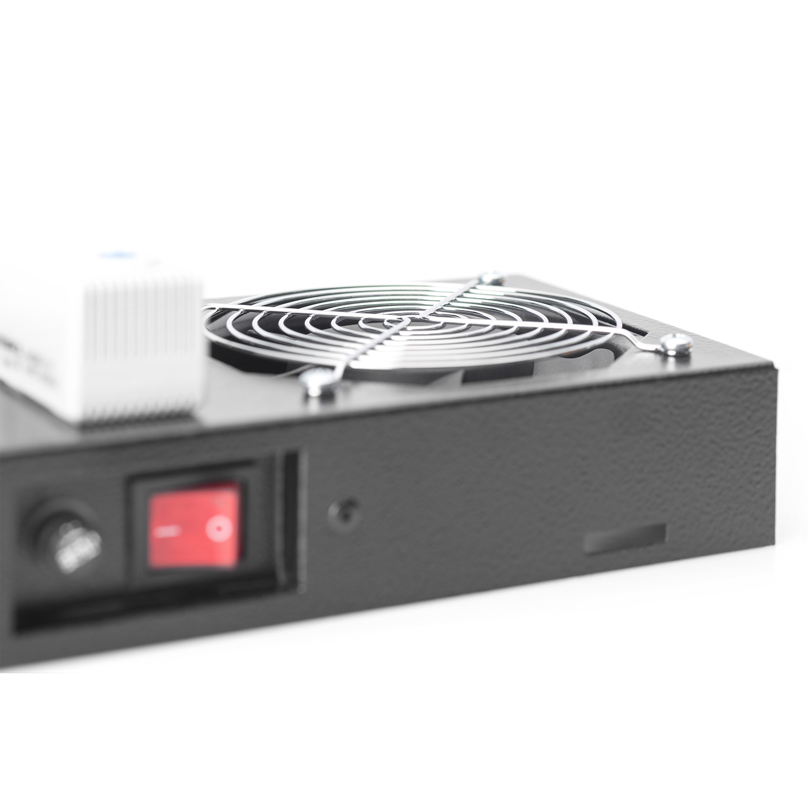 Digitus Roof-mounted Fan Unit Wall-mounted Housing 2 Fans Black.