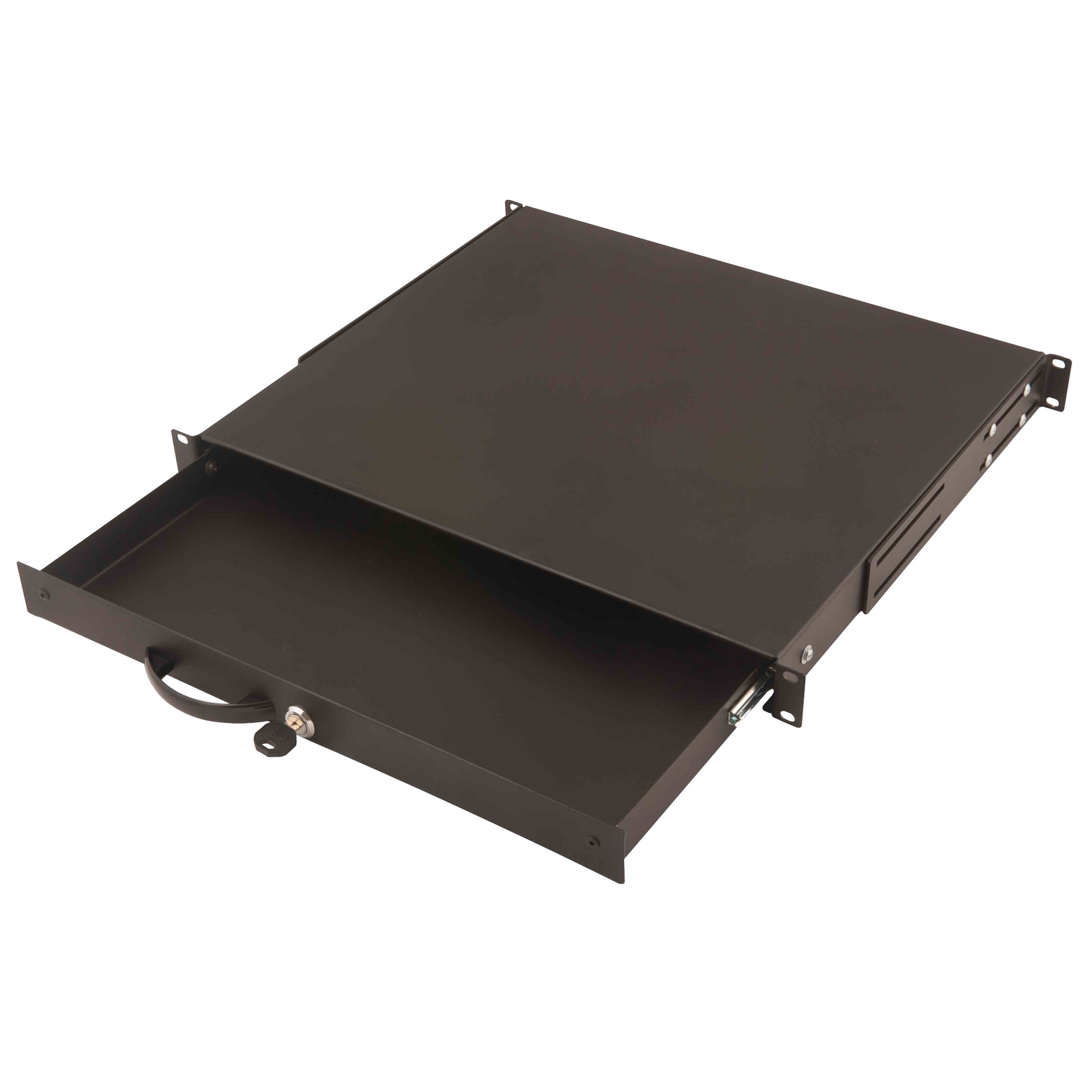 Digitus Drawer 1U 483mm Black Lockable