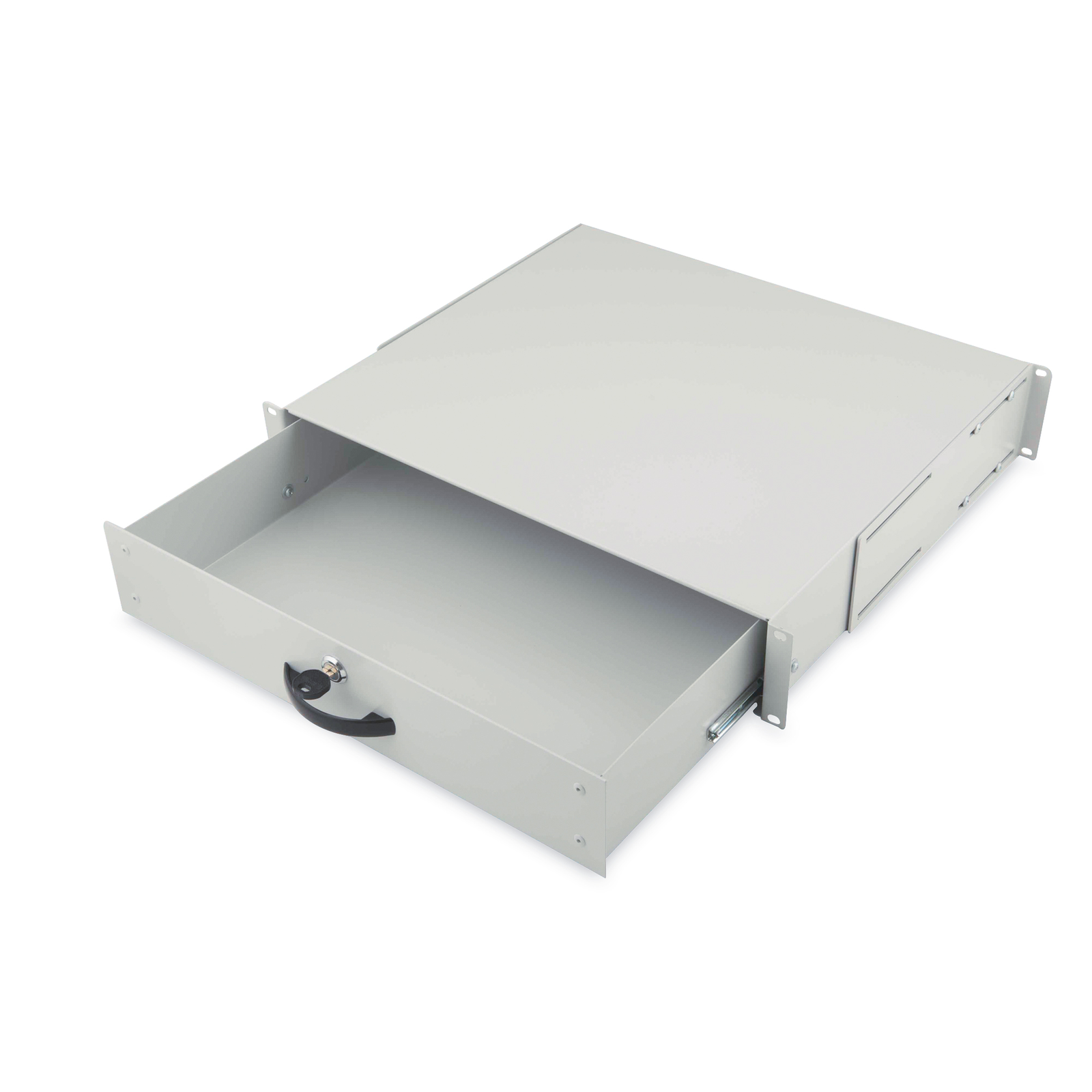 Digitus Drawer 2U 483mm Grey Lockable