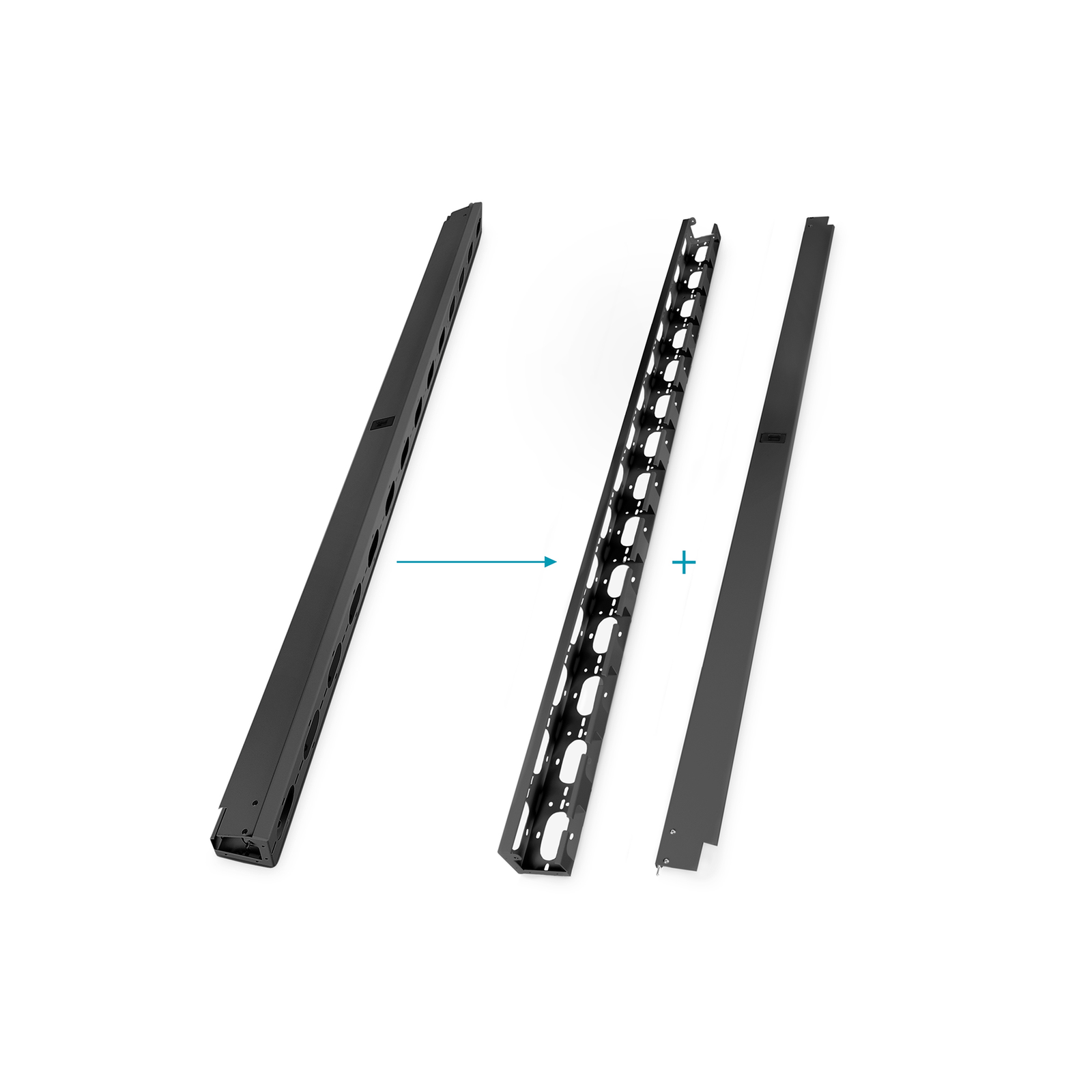 Digitus DN-19 ORG-42U-B Rack Accessories Cable Management Panel
