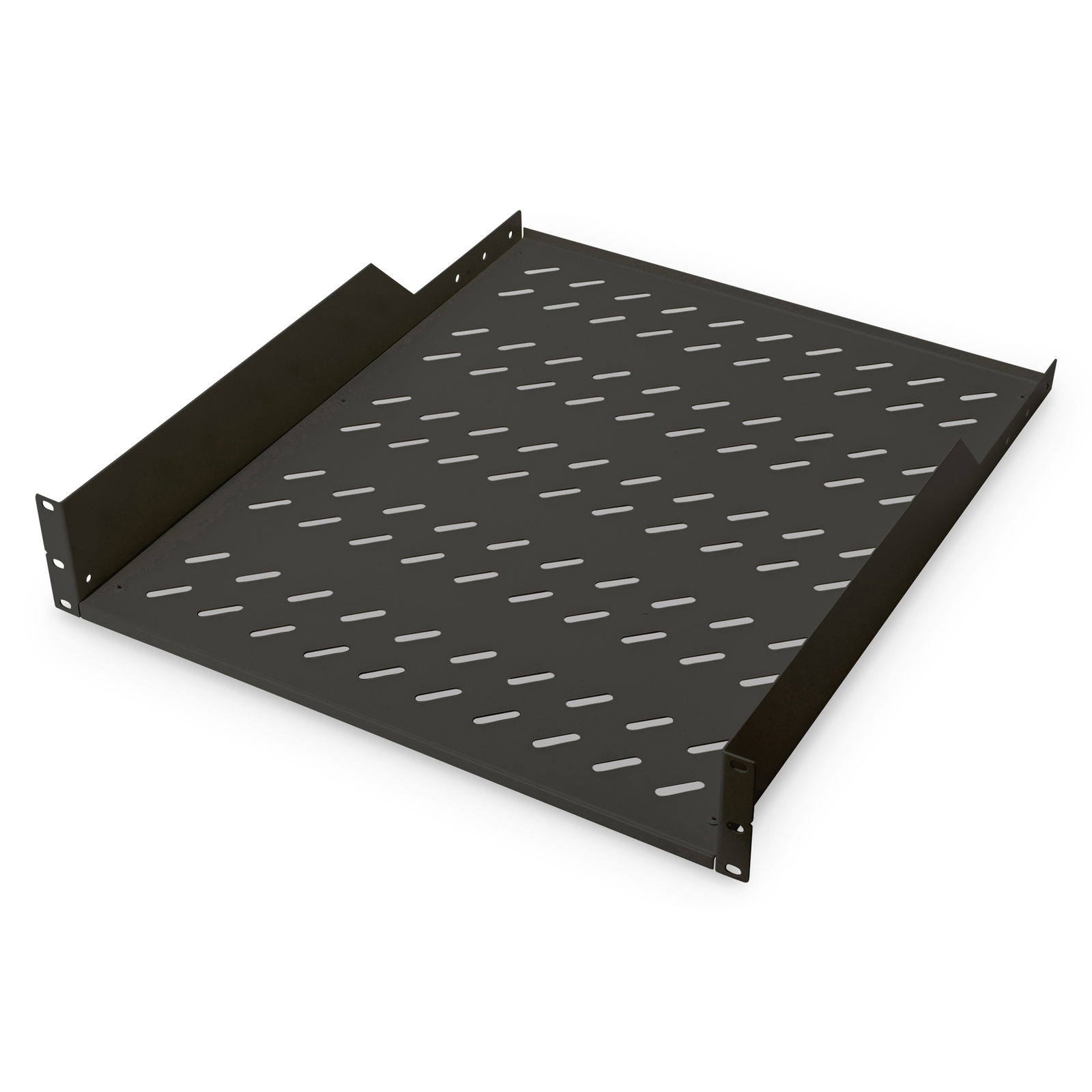 Digitus Shelf 2U 88x482x549mm up to 25KG Black