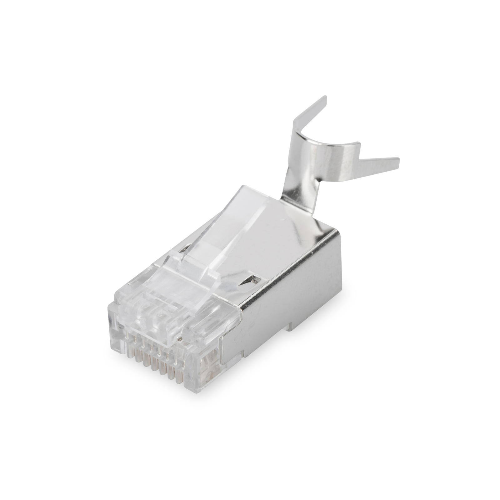 DIGITUS CAT 6A Modular Plug for Round Cable Shielded 100 Pcs. Cable Network