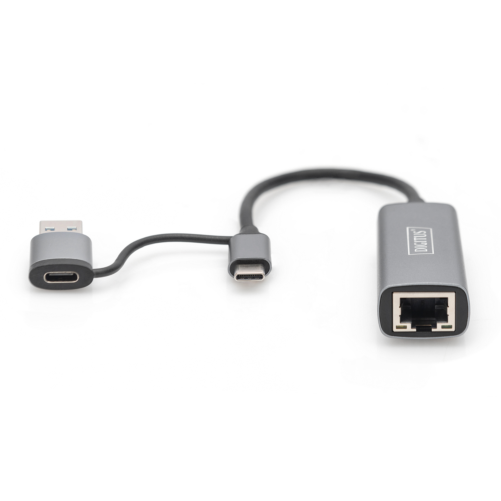 Digitus USB Type-C Gigabit Ethernet Adap. 2.5G USB-C+USB A