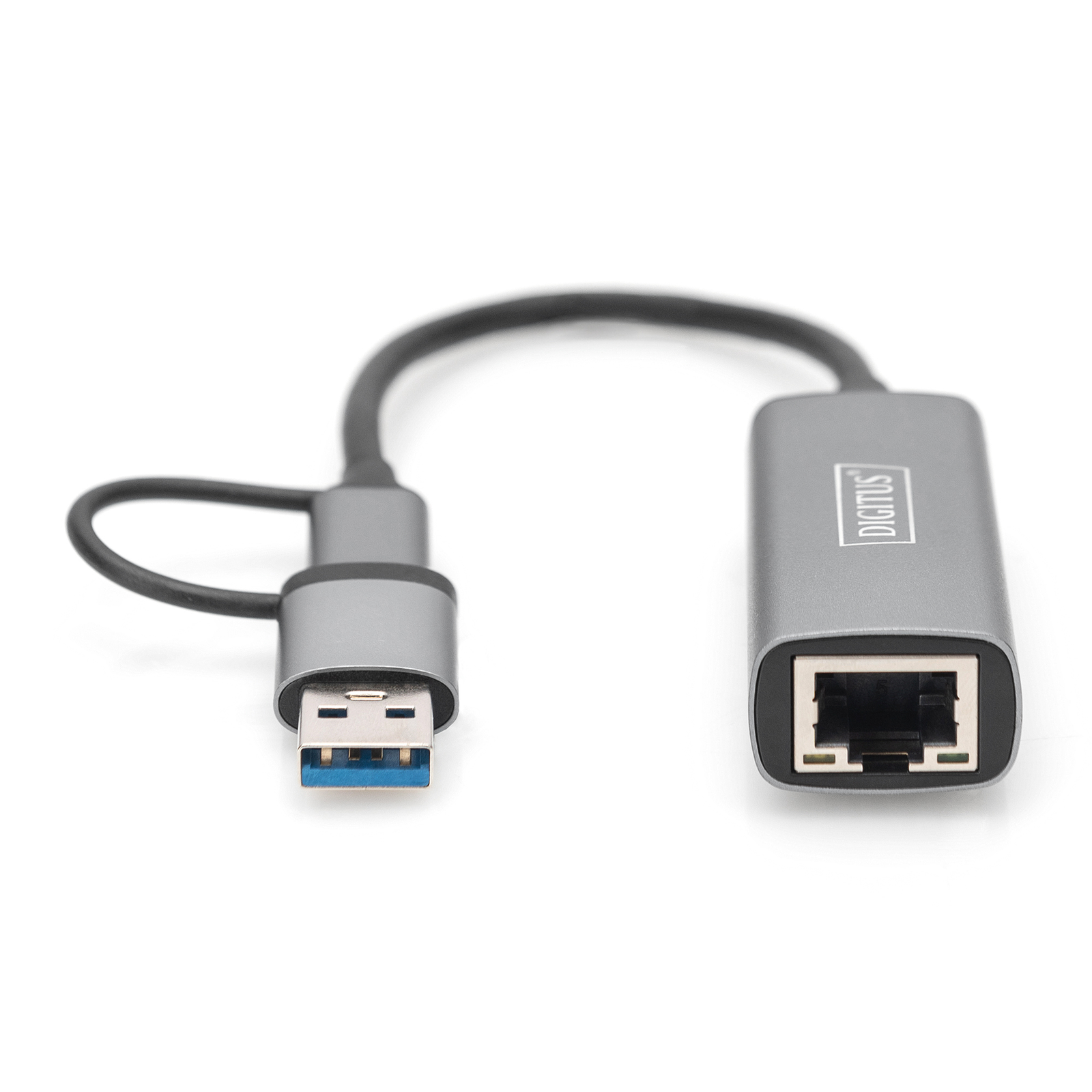 Digitus USB Type-C Gigabit Ethernet Adap. 2.5G USB-C+USB A
