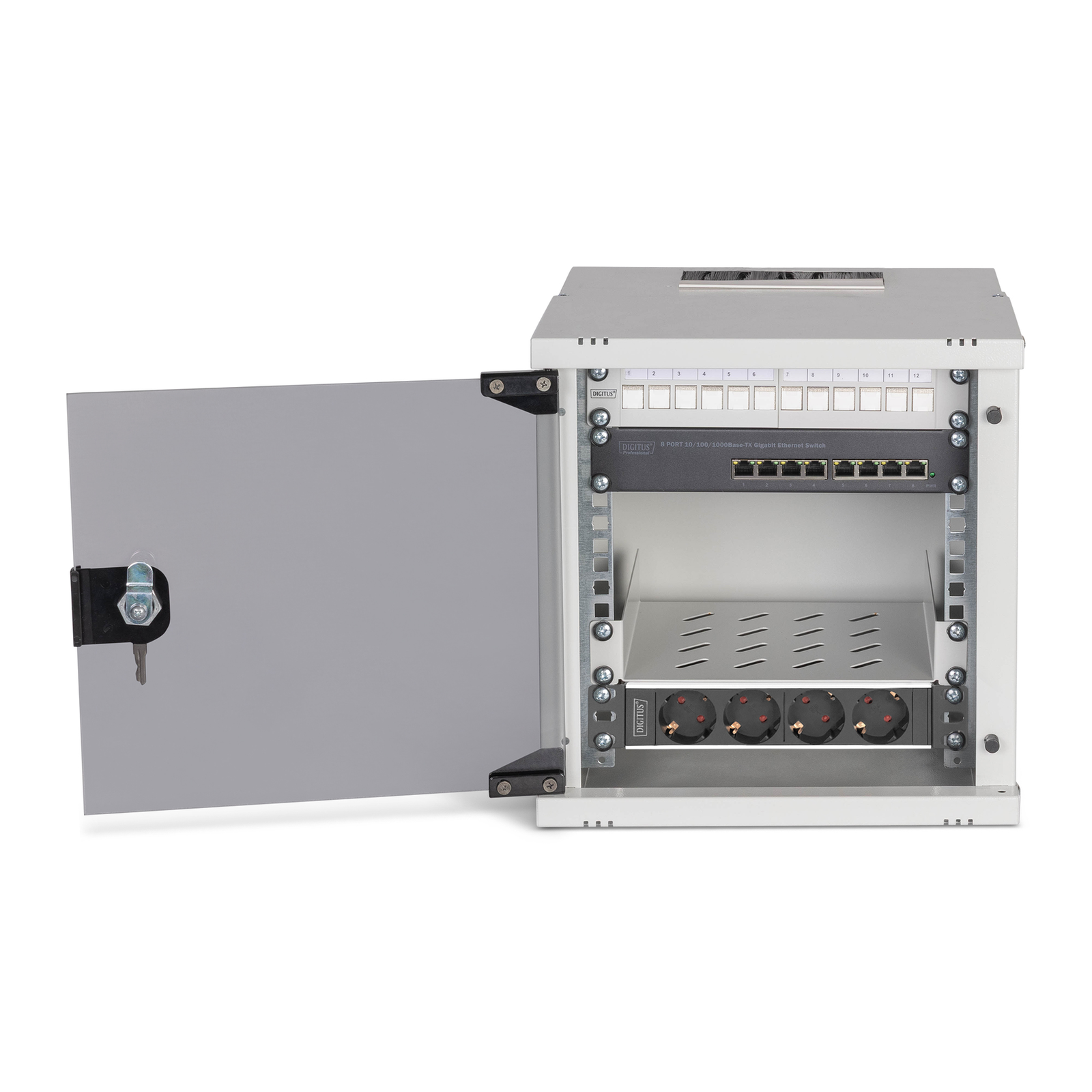 DIGITUS SOHO Pro Network Set 254 Mm (10inch) 6U 315 X 300 Mm (W X D) (DN-49100-SET)
