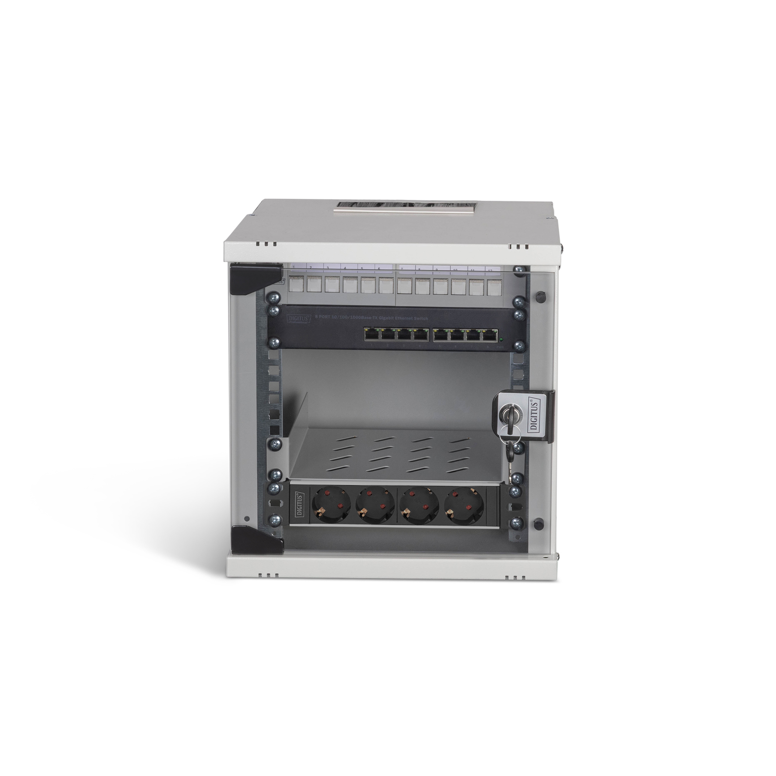 DIGITUS SOHO Pro Network Set 254 Mm (10inch) 6U 315 X 300 Mm (W X D) (DN-49100-SET)