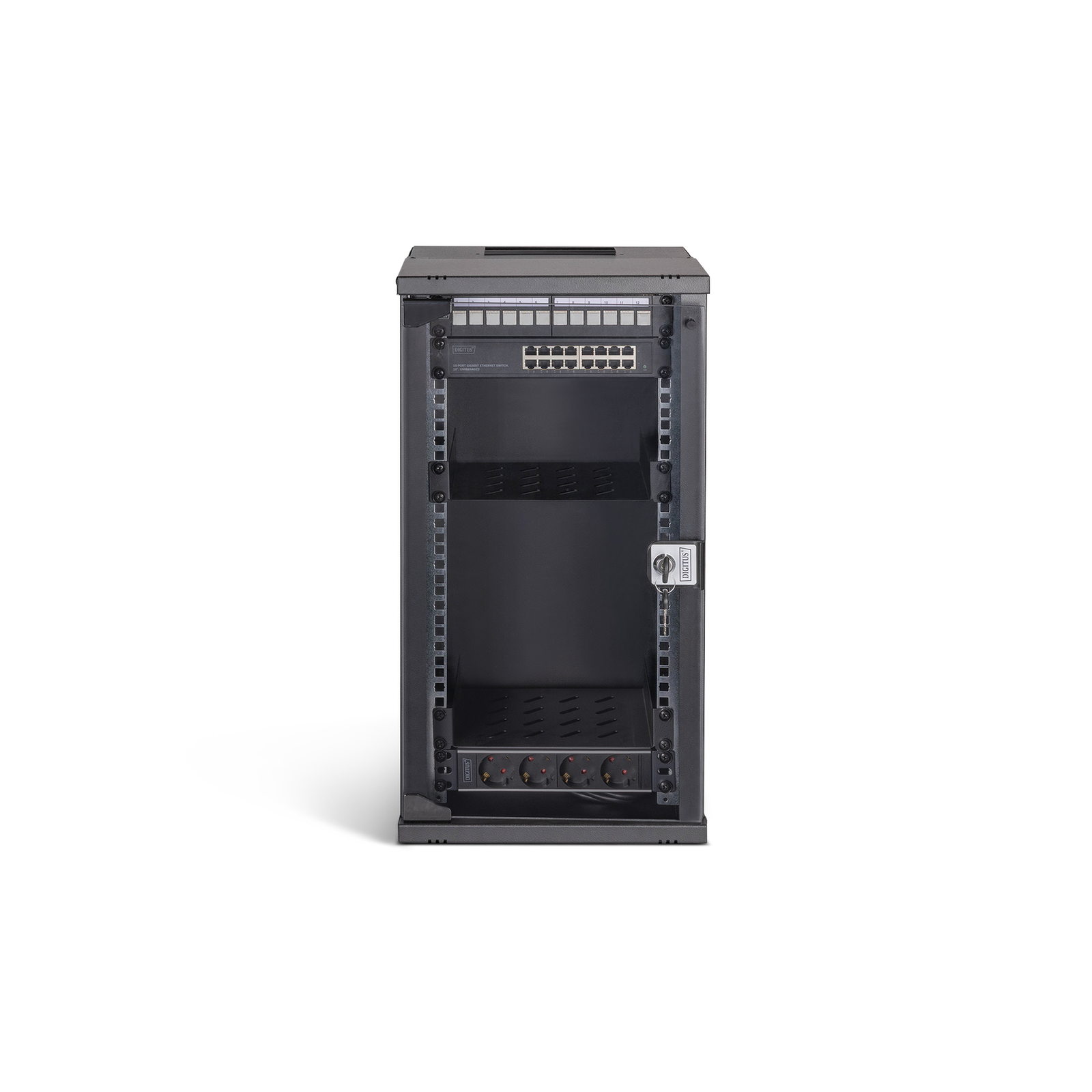 DIGITUS Network Set SOHO Pro 254 Mm (10inch) 12U 315 X 300 Mm (W X D)