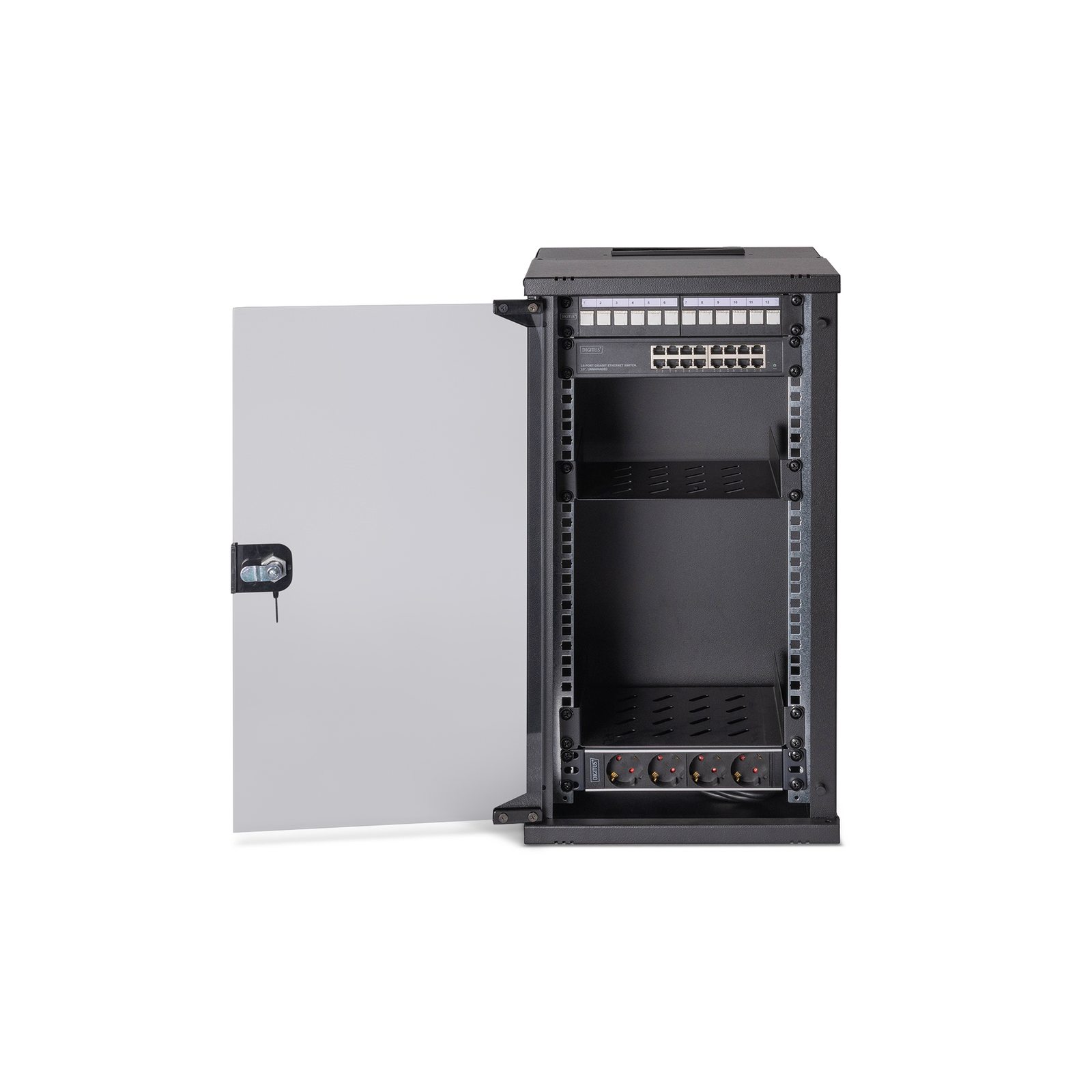DIGITUS Network Set SOHO Pro 254 Mm (10inch) 12U 315 X 300 Mm (W X D)