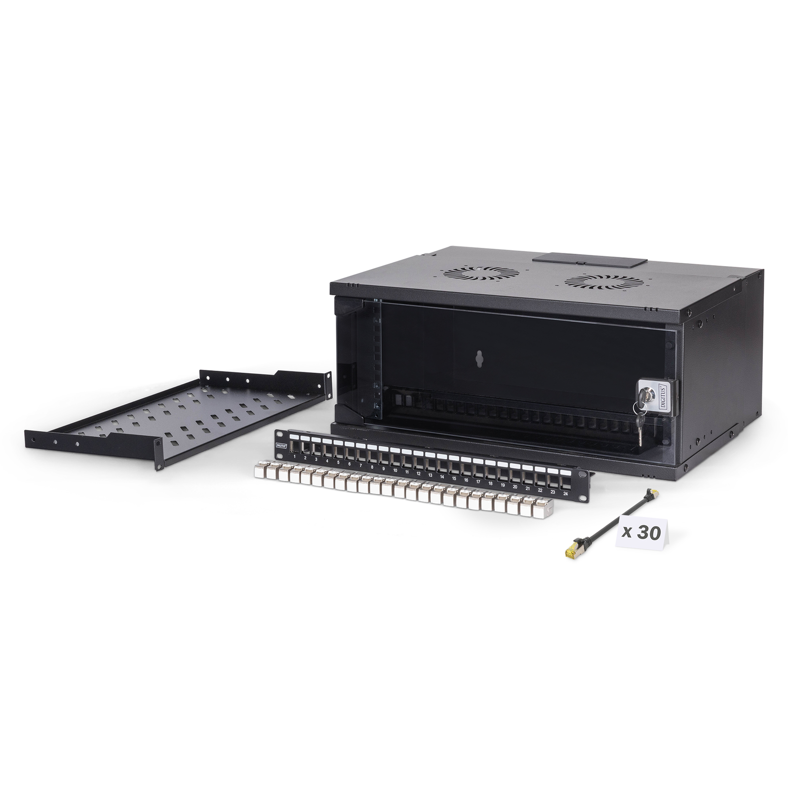 DIGITUS Network Set SOHO Pro 483 Mm (19inch) 4U 540 X 400 Mm (W X D)