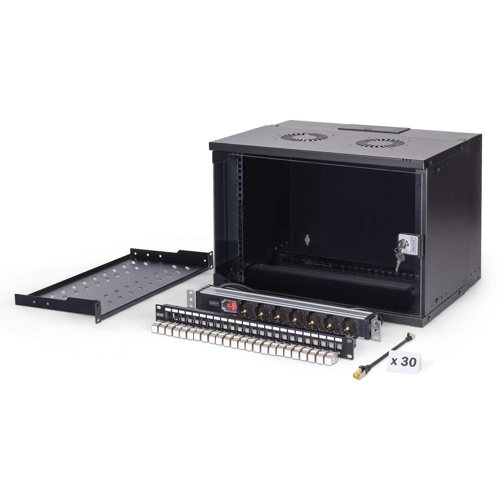 DIGITUS Network Set SOHO Pro 483 Mm (19inch) 7U 540 X 400 Mm (W X D)