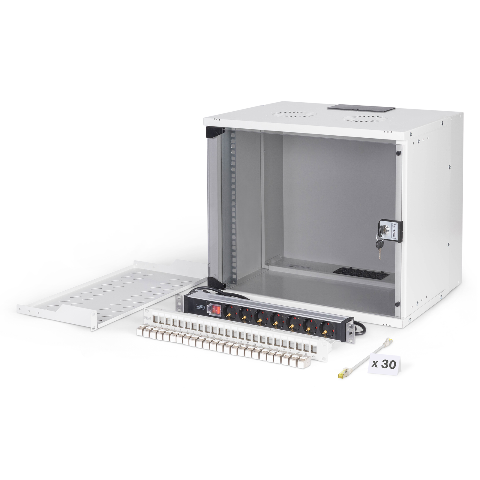 DIGITUS Network Set SOHO Pro 483 Mm (19inch) 9U 540 X 400 Mm (W X D)