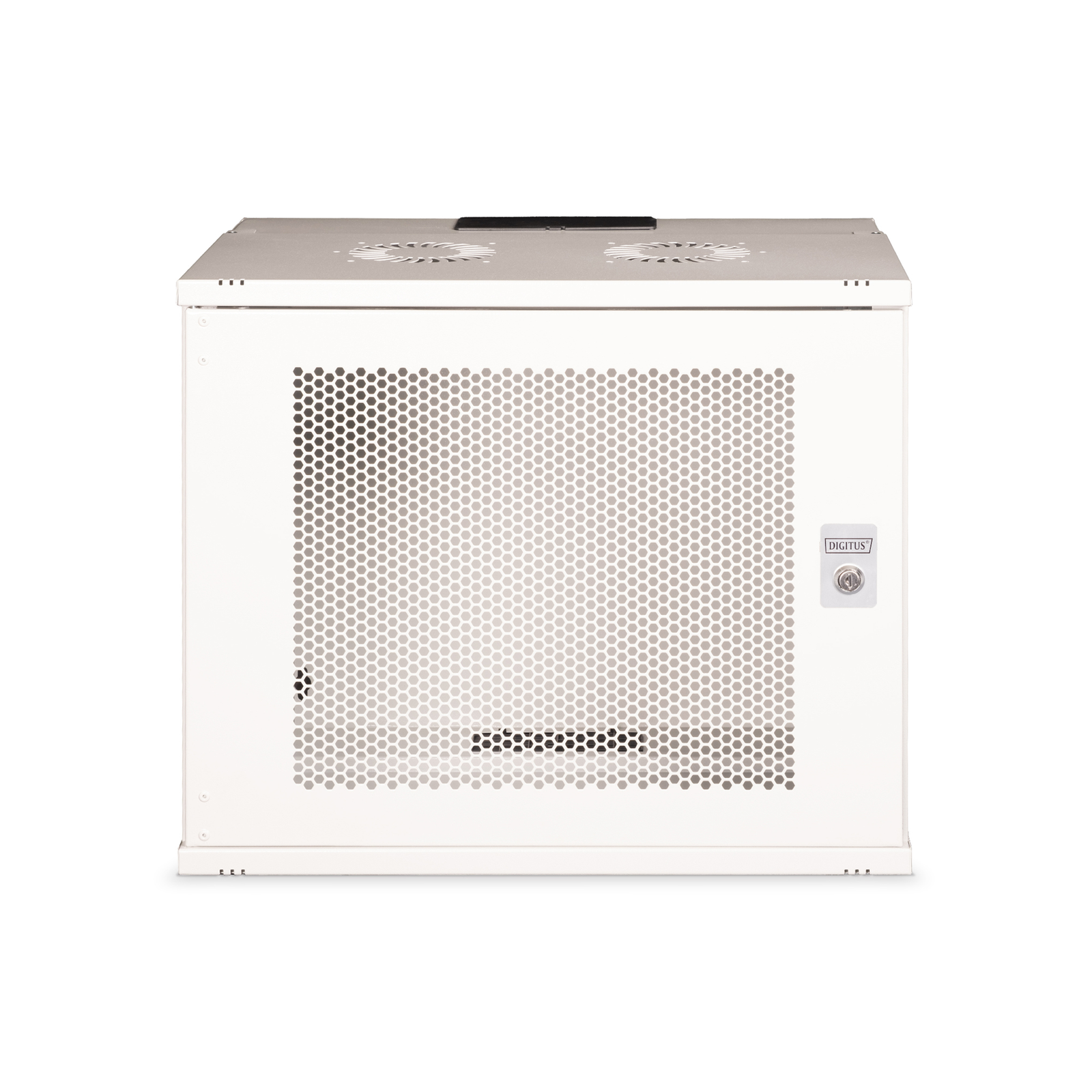 DIGITUS Wall-mounted Housing SOHO PRO 19 Inch 9U Perforated Door 460x540x400mm Gray