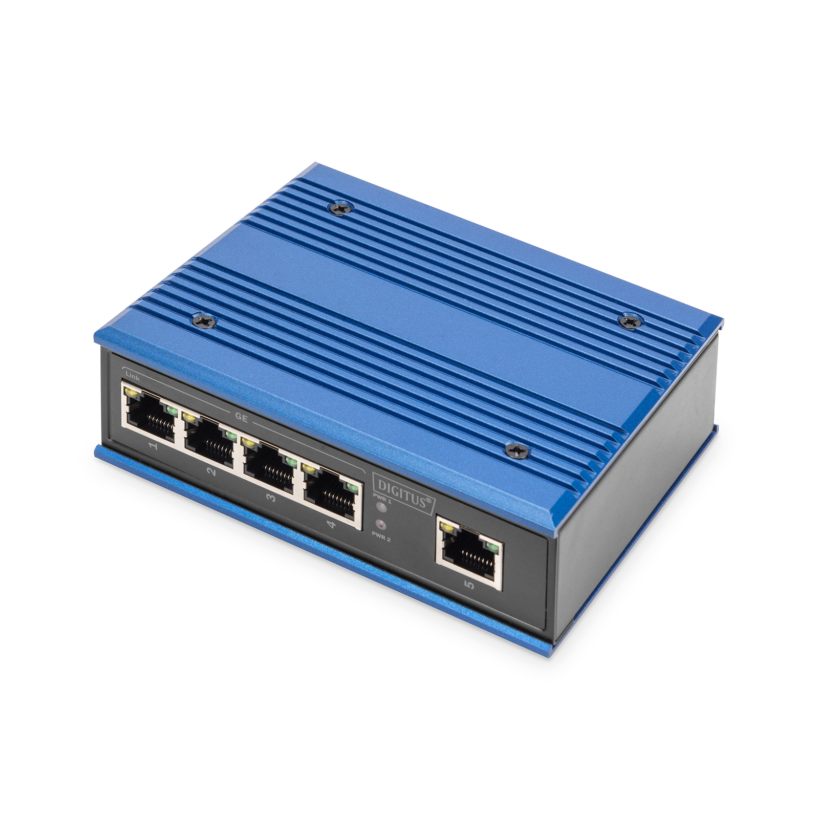Digitus Switch Ind. 5-Port Gigabit Unmanaged Blue