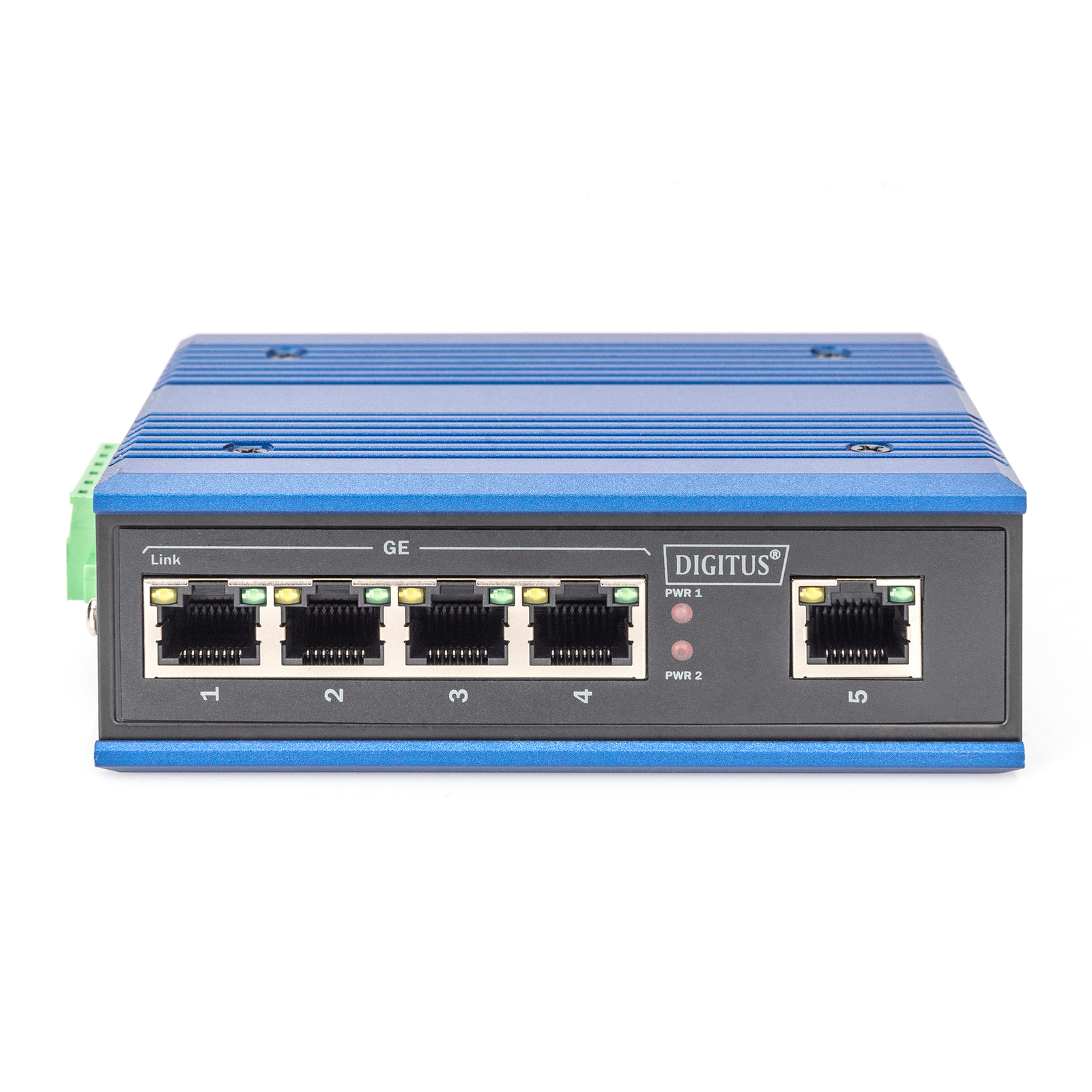 Digitus Switch Ind. 5-Port Gigabit Unmanaged Blue