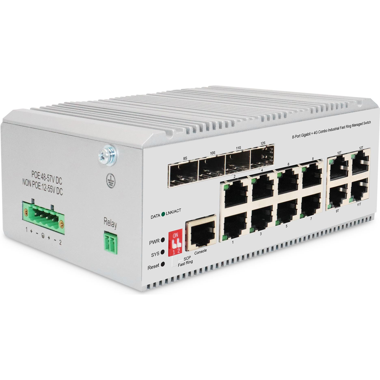Digitus Switch 8 Port Gigabit L2 Managed 4 SFP Uplink