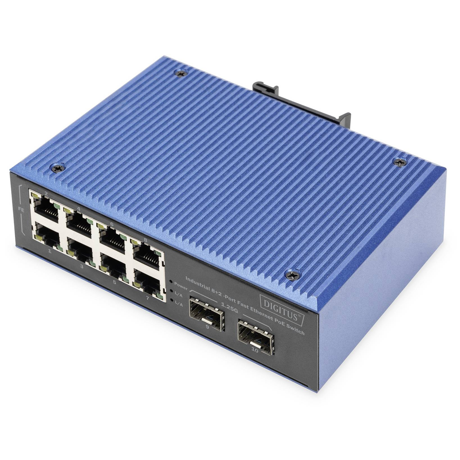 Digitus Switch 8+2 -Port Fast Ethernet PoE C APC Connector 5