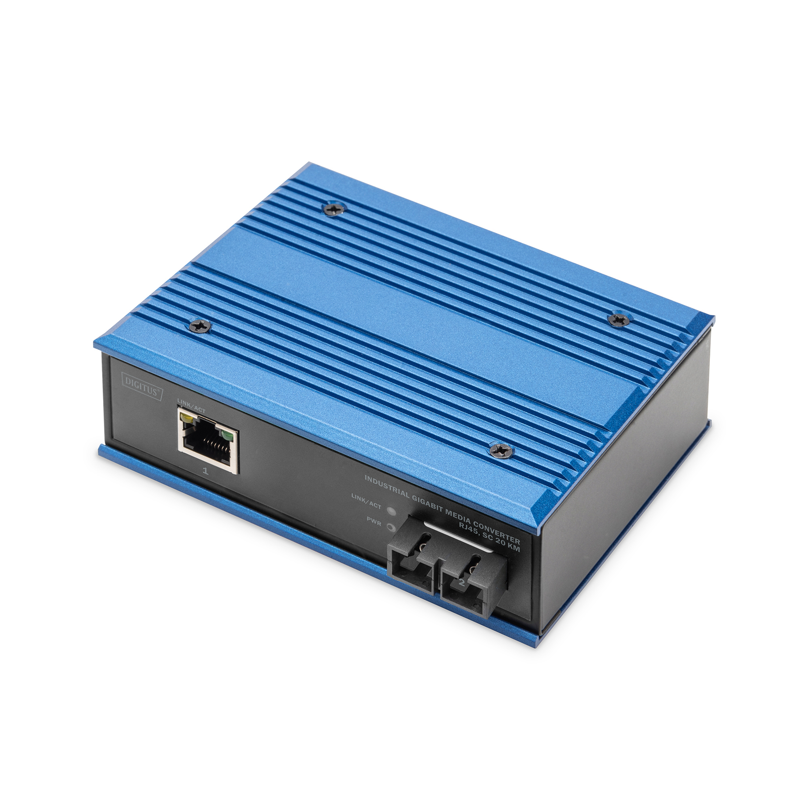 Digitus DN-652102-1 Network Media Converter 1000 Mbit/s 1310 Nm Single Mode Black Blue