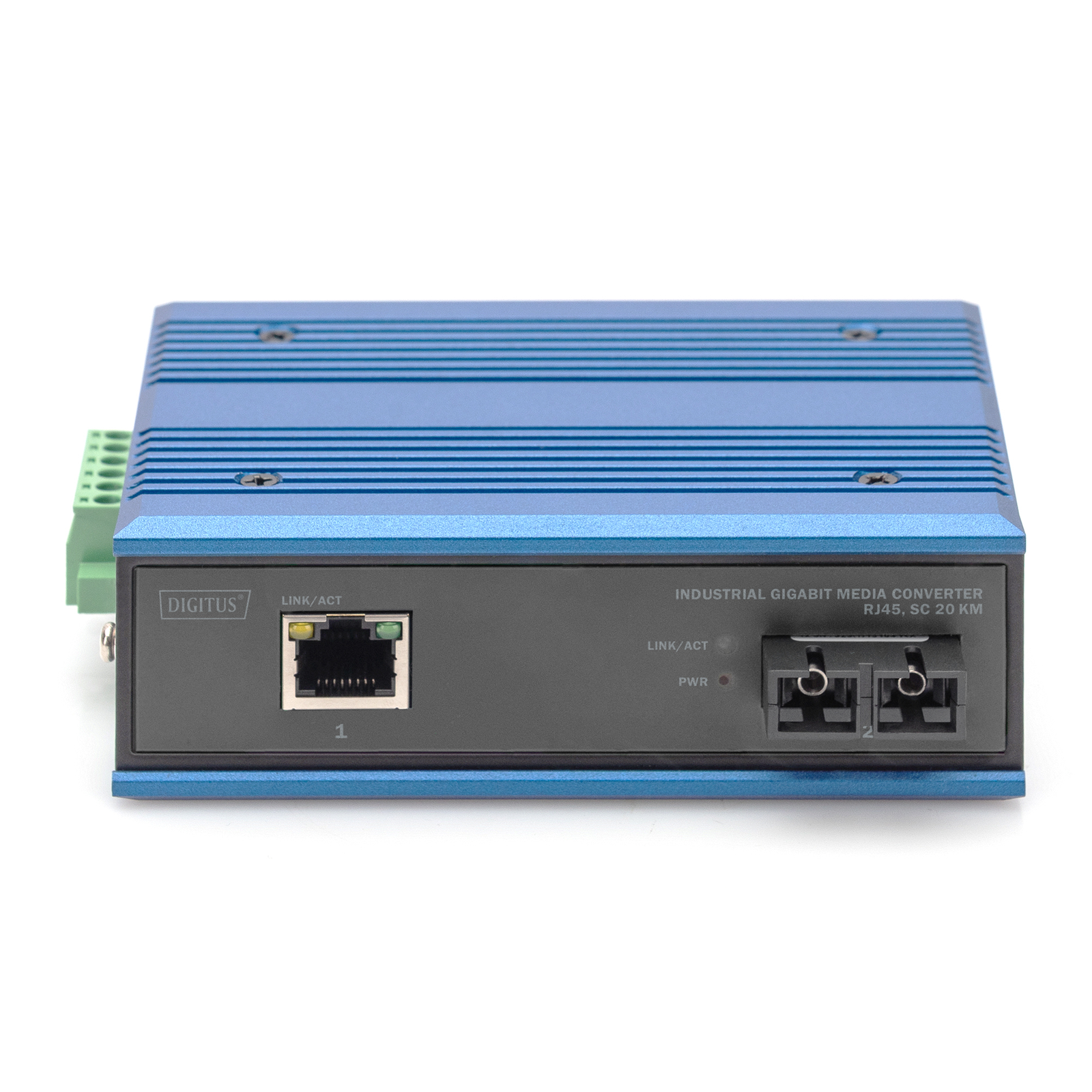 Digitus DN-652102-1 Network Media Converter 1000 Mbit/s 1310 Nm Single Mode Black Blue