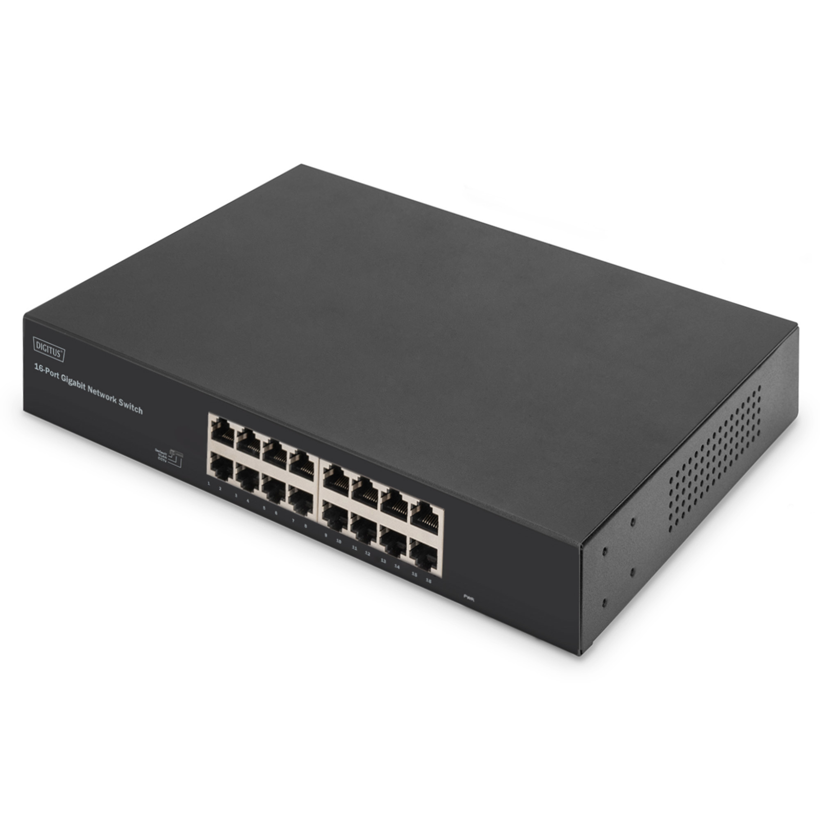 DIGITUS Switch 19-inch Unmanaged Switch 1 Gbps