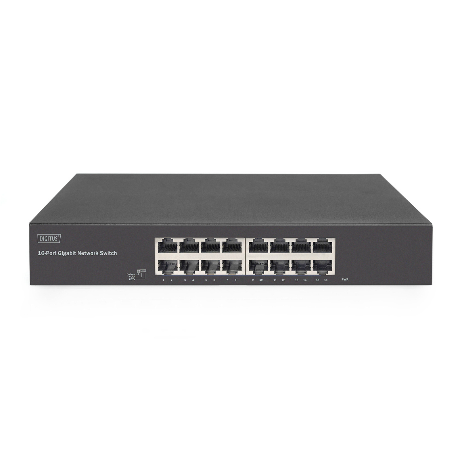 DIGITUS Switch 19-inch Unmanaged Switch 1 Gbps
