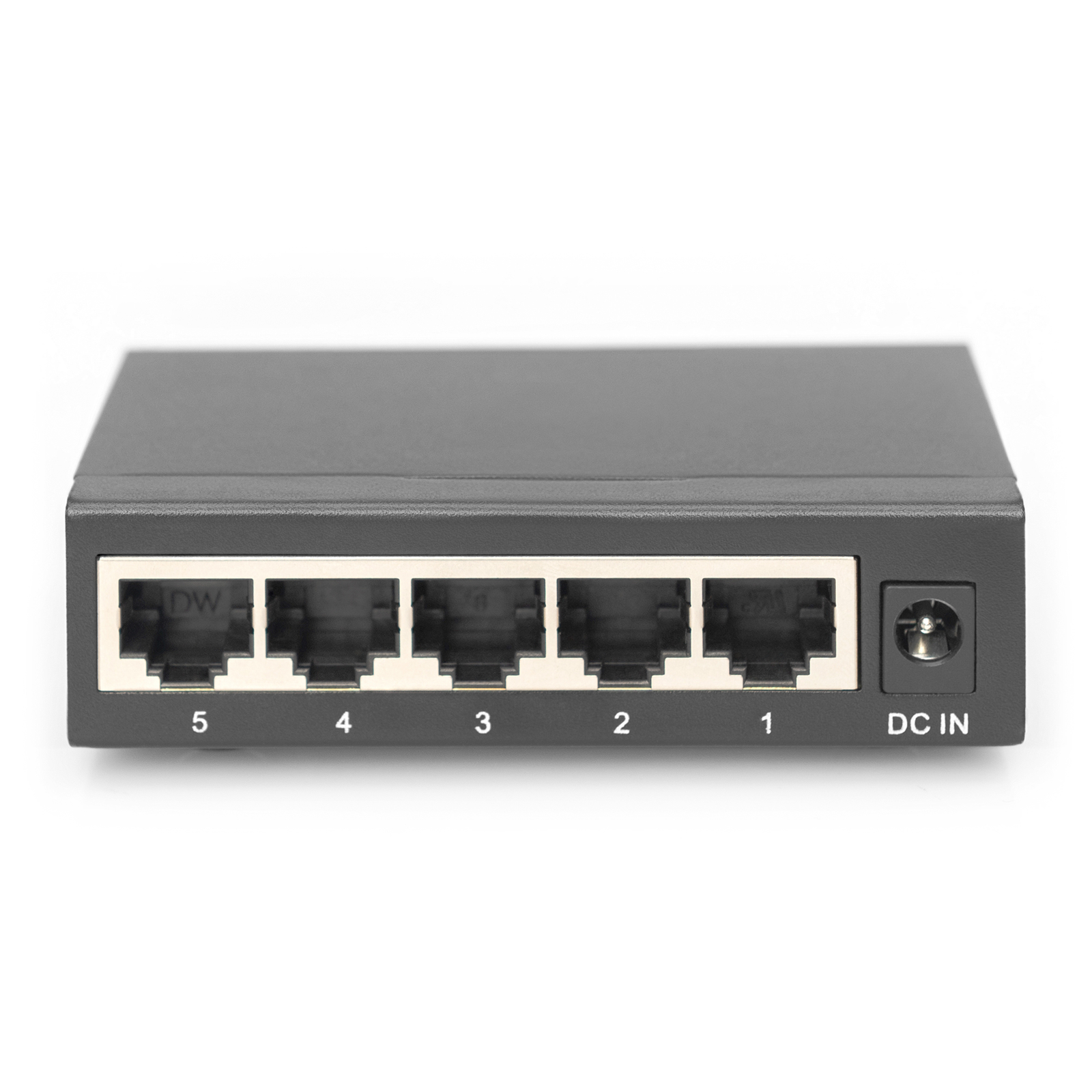 Digitus Switch 5-Port Gigabit Unmanaged Metal Housing Black Switch 1 Gbps