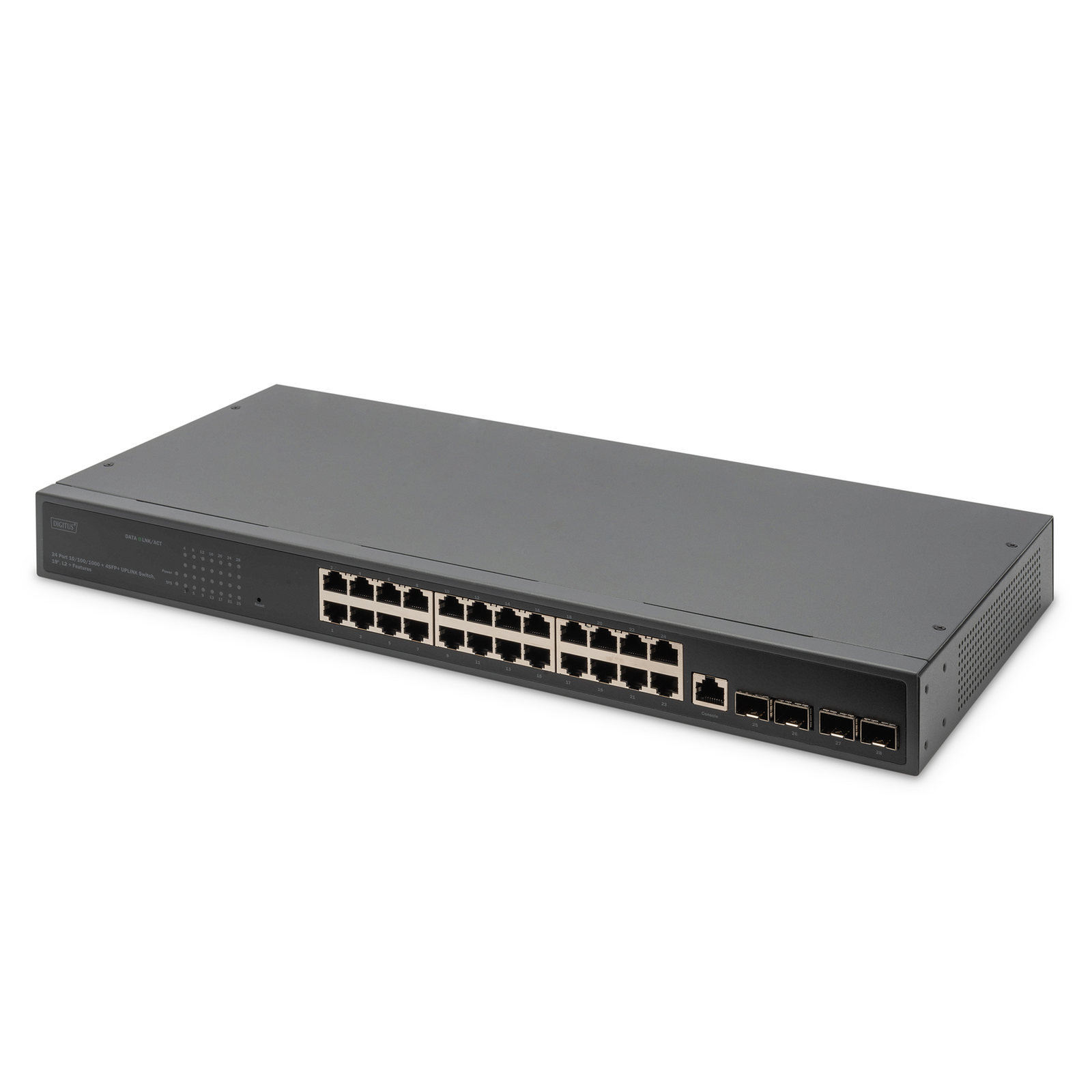 Digitus Switch 24-Port Gigabit Black