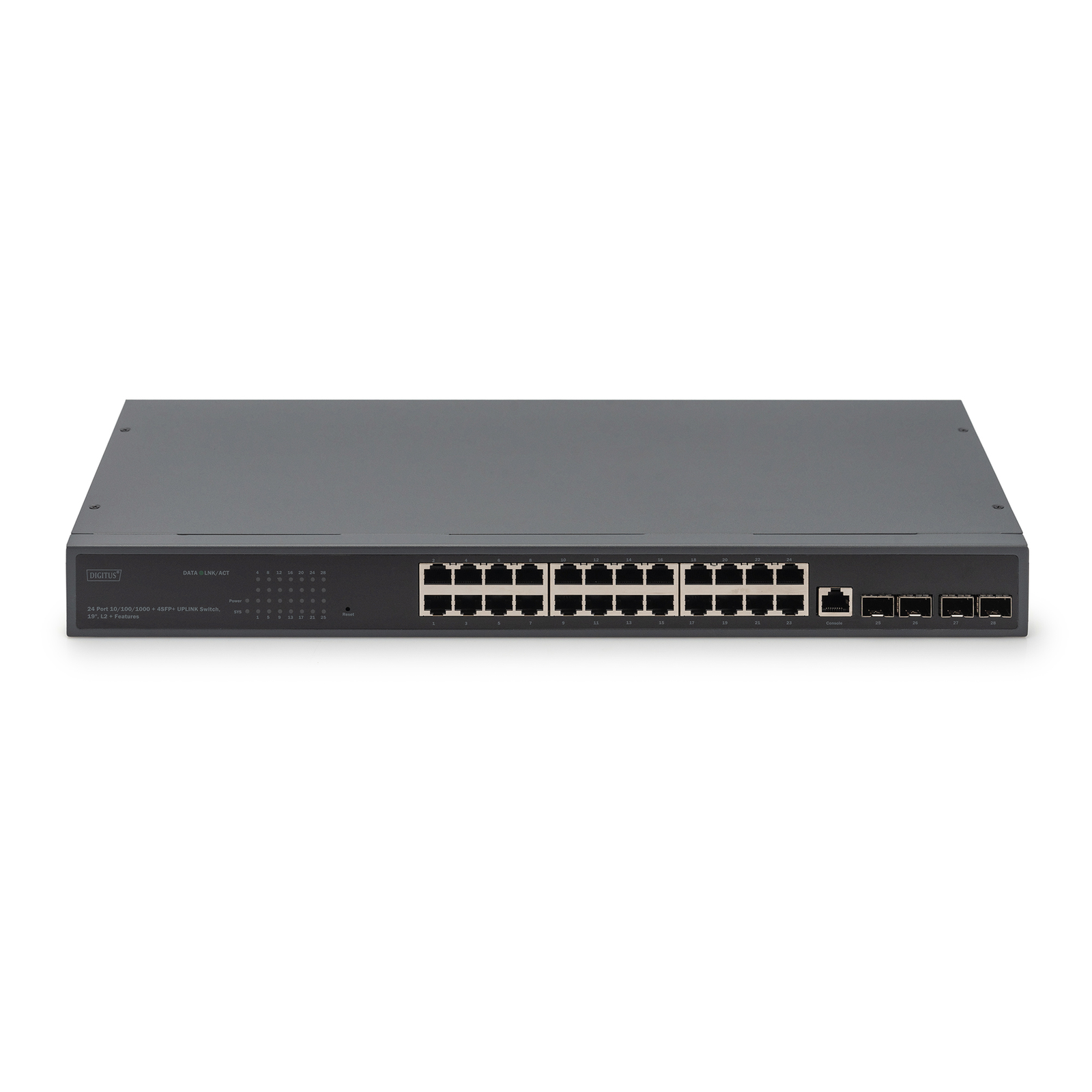 Digitus Switch 24-Port Gigabit Black