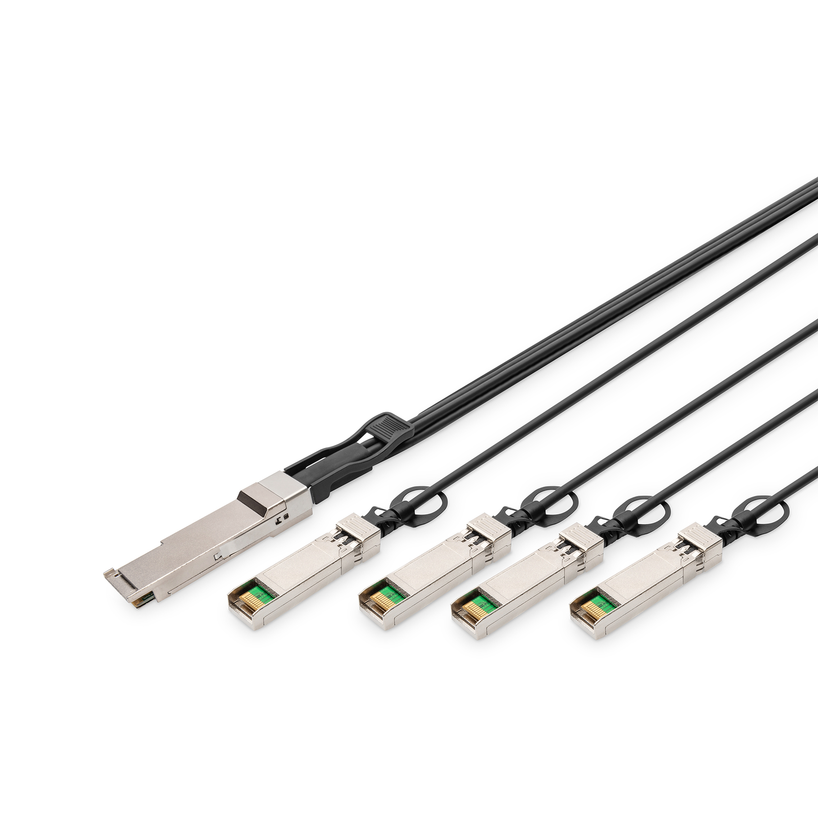 Digitus Cable QSFP+ to 4XSFP+ 40G DAC 1.0m Black