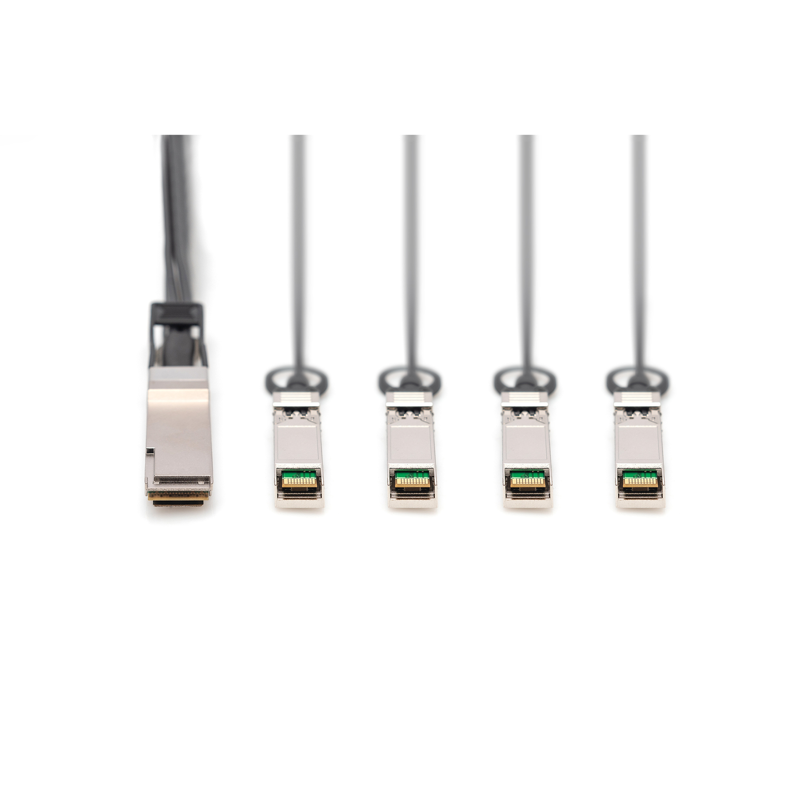Digitus Cable QSFP+ to 4XSFP+ 40G DAC 1.0m Black