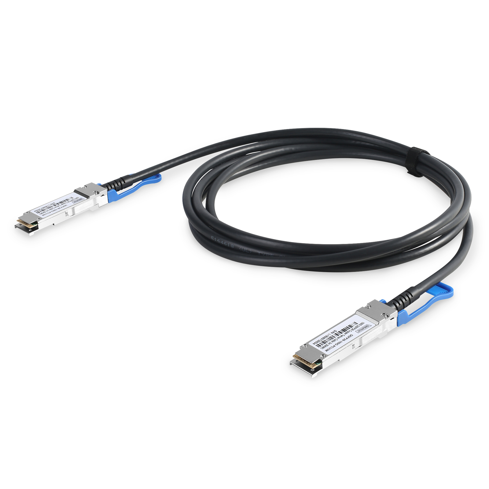Digitus Cable QSFP28 100G DAC 1.0m Black AWG 30