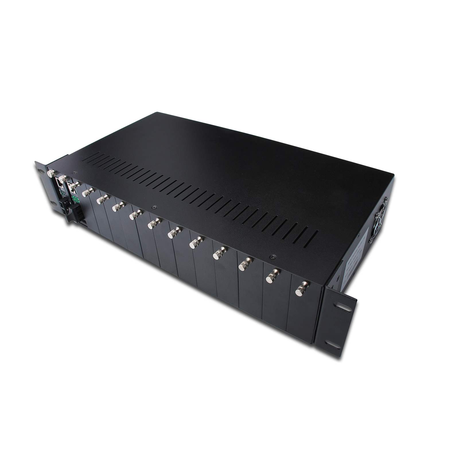 Digitus Media Converter Chassis 2U 14-slots Black