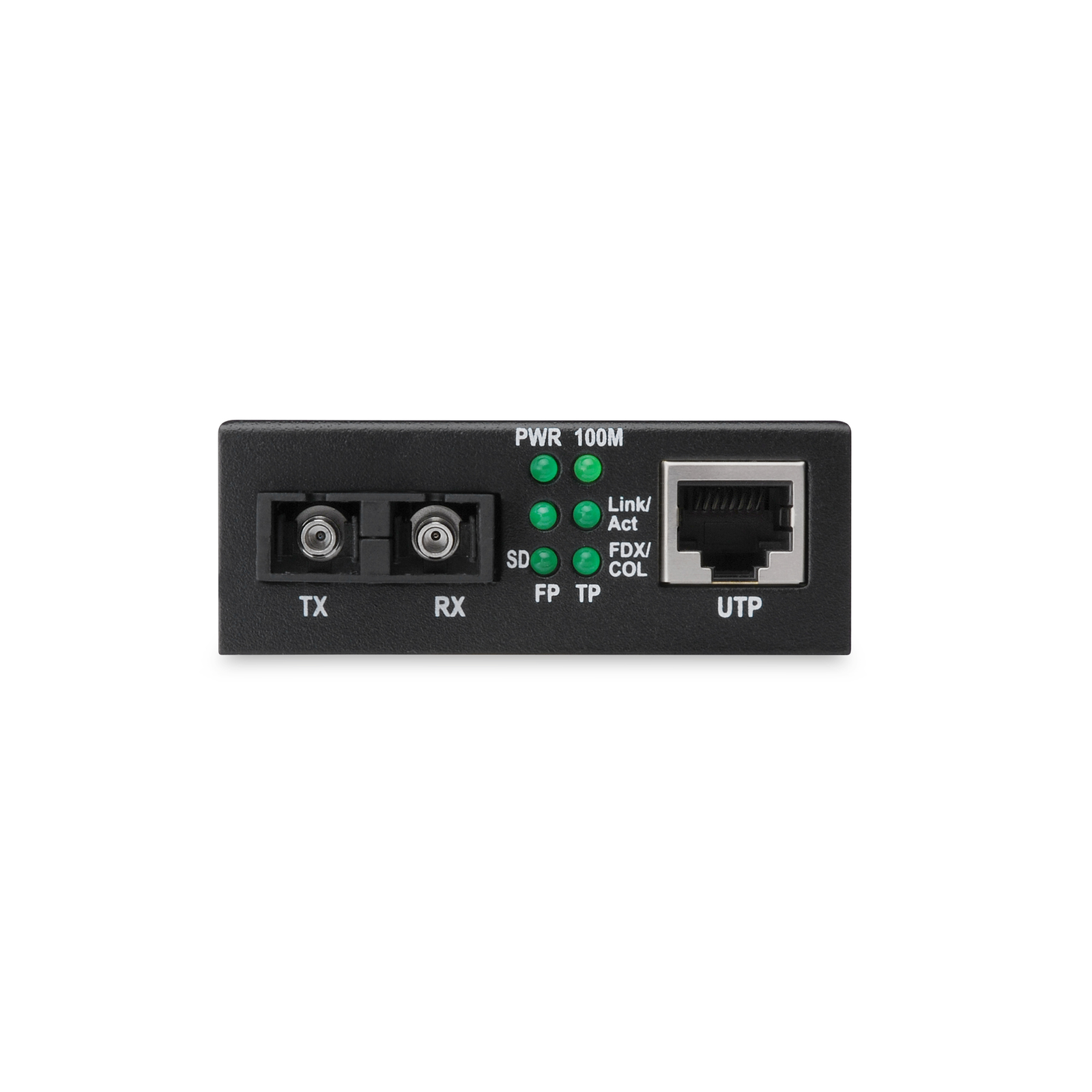 Digitus Fast Ethernet Media Converter RJ-45 SC Black