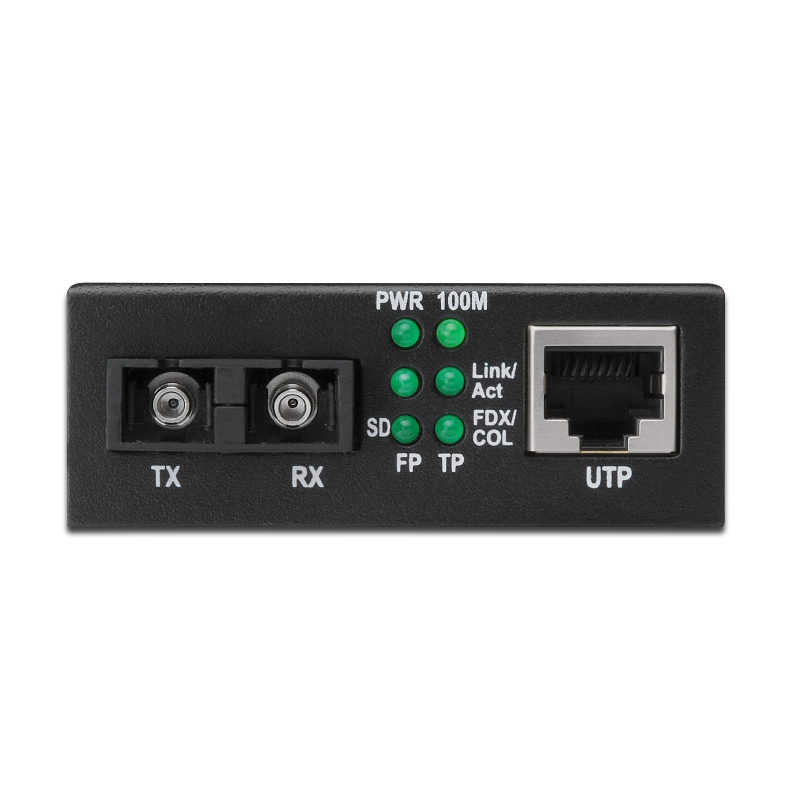Digitus Fast Ethernet Media Converter RJ-45 SC Black