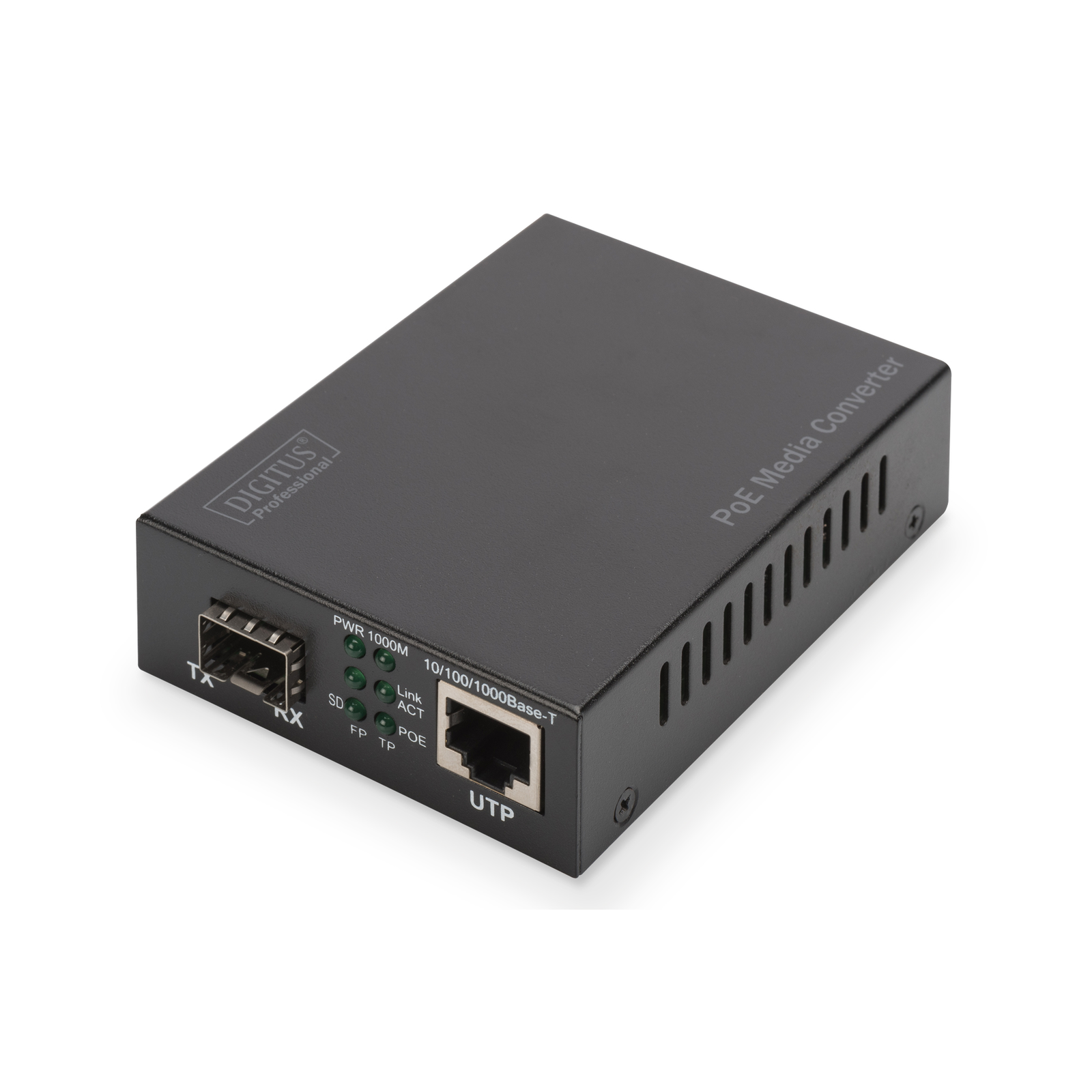 Digitus Converter Gigabit PoE Media SFP RJ45