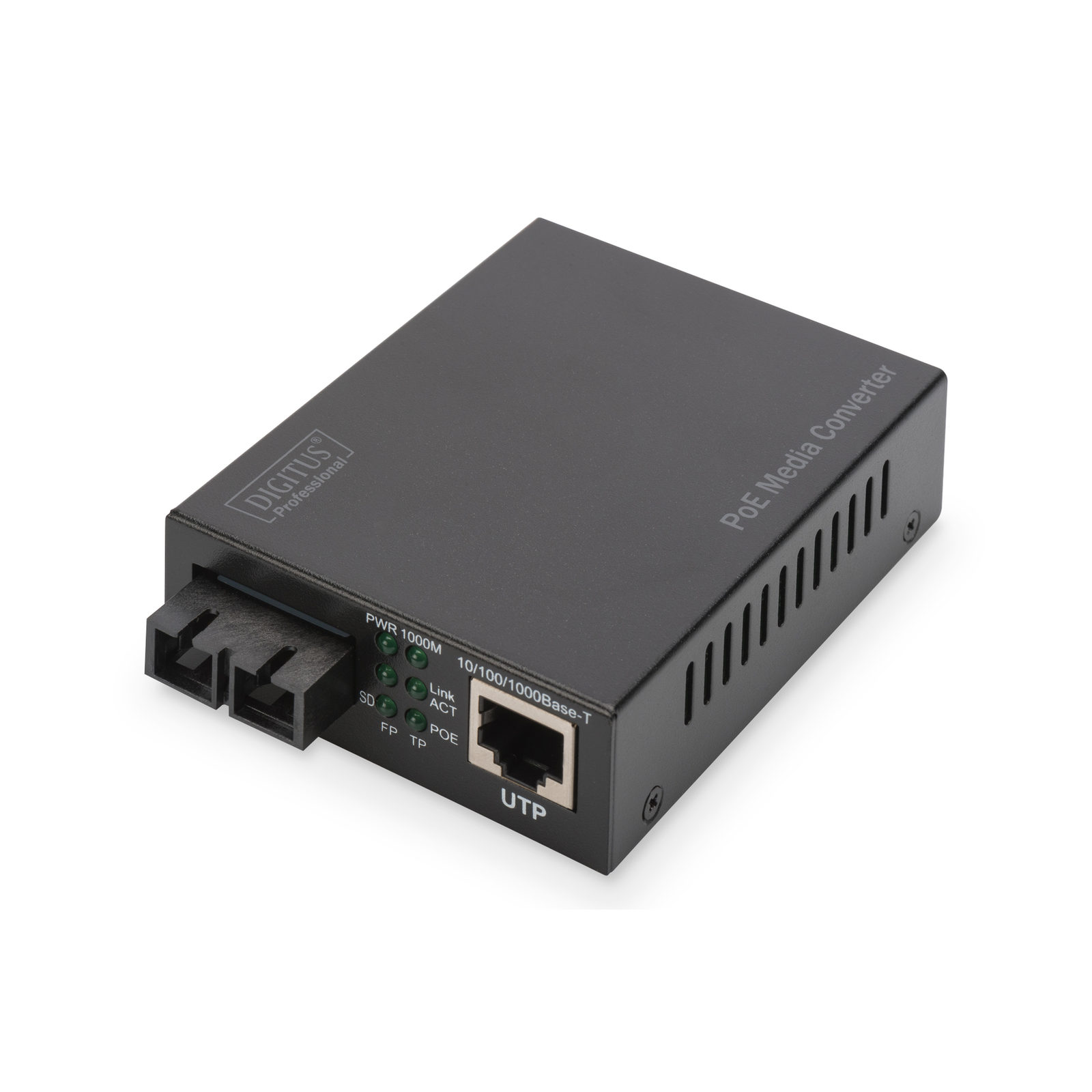 Digitus Converter Gigabit PoE Multim. Media RJ45 SCmm PSE