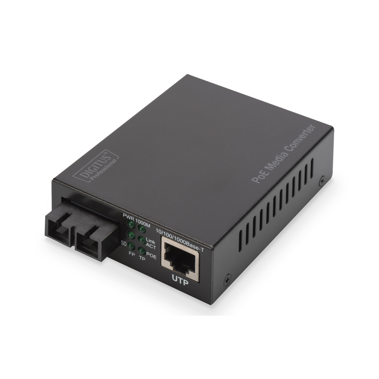 Digitus Converter Gigabit PoE Singlem.Media RJ45 SC SM PSE