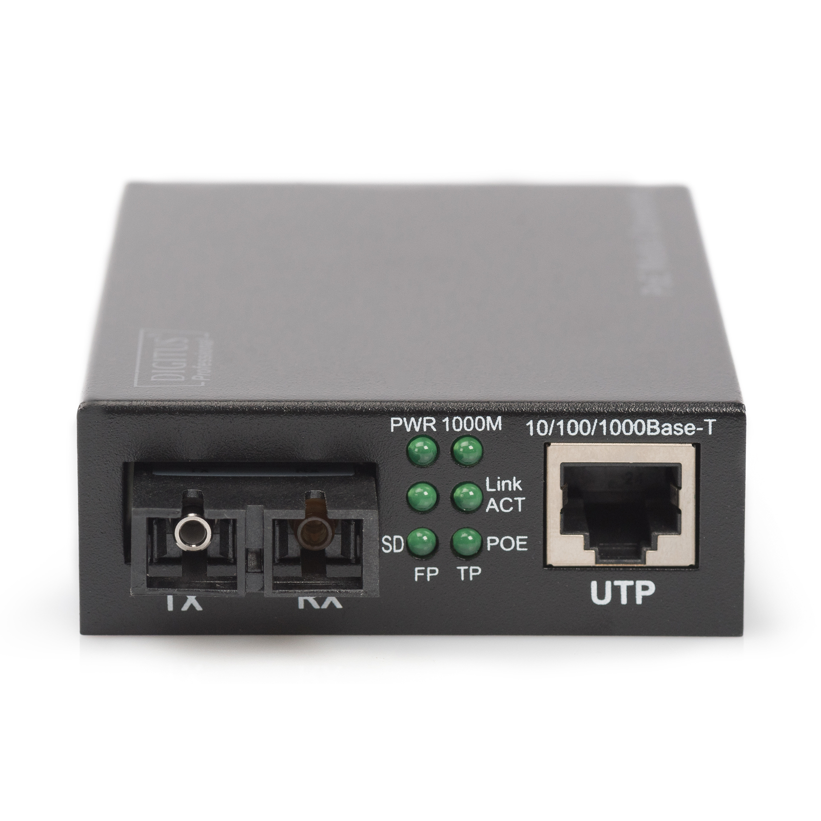 Digitus Converter Gigabit PoE Singlem.Media RJ45 SC SM PSE