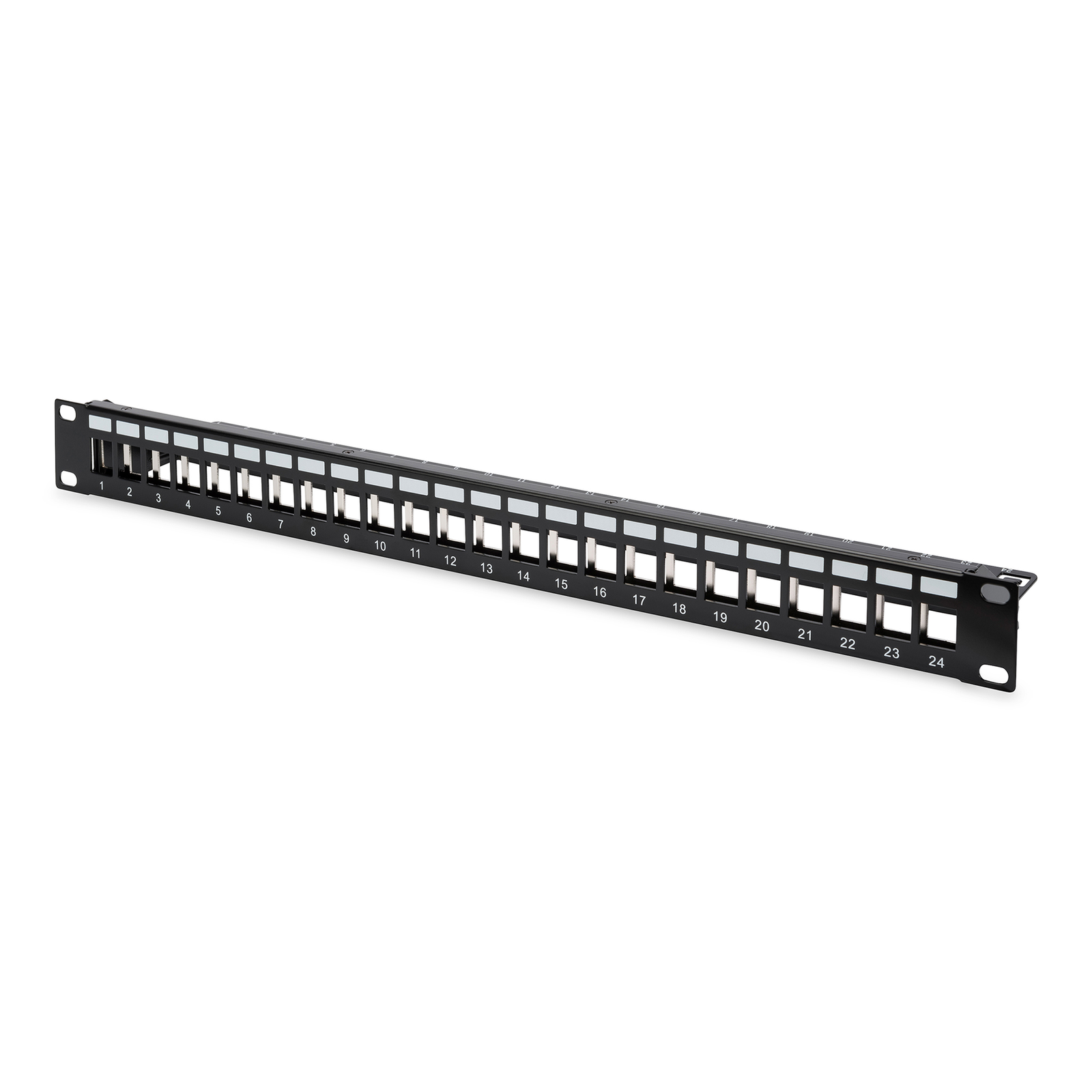 DIGITUS Modular Patch Panel 24-Port Black